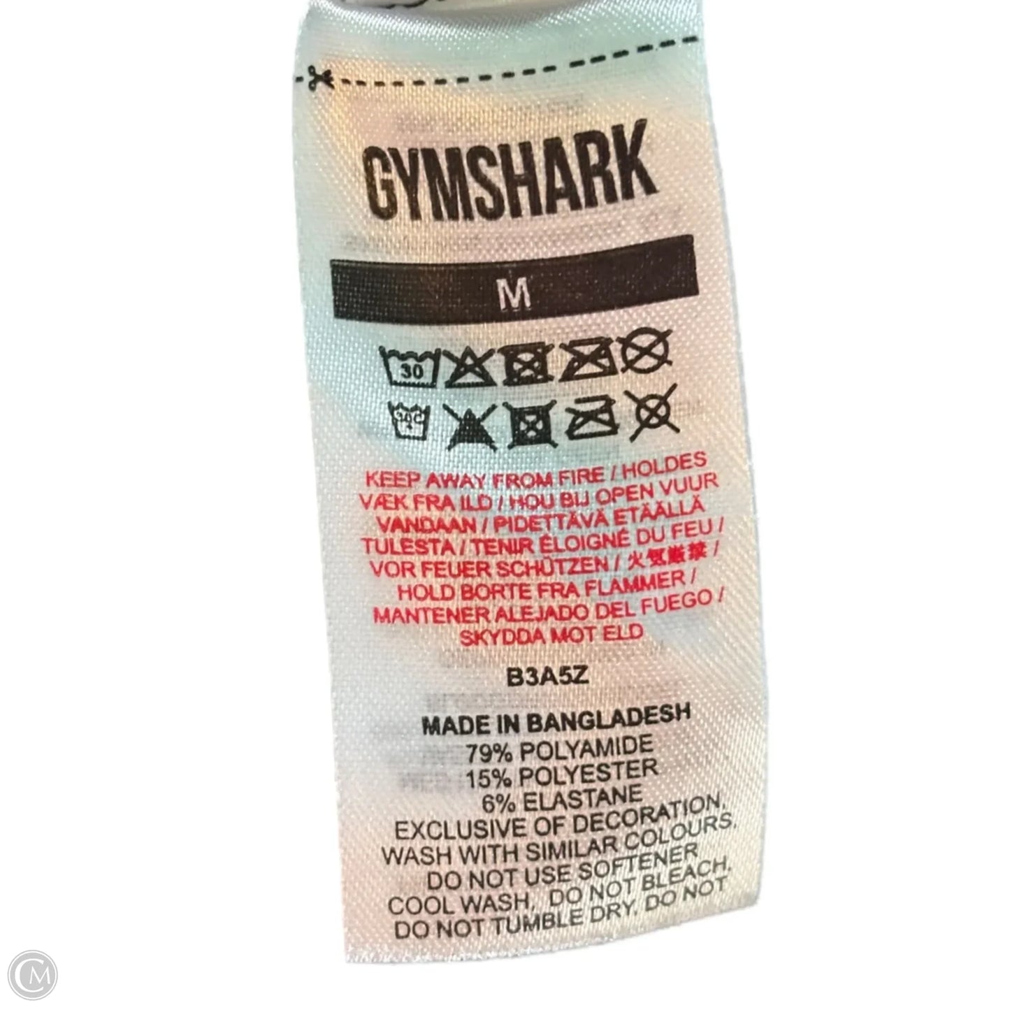 Athletic Leggings By Gym Shark In Blue, Size: S