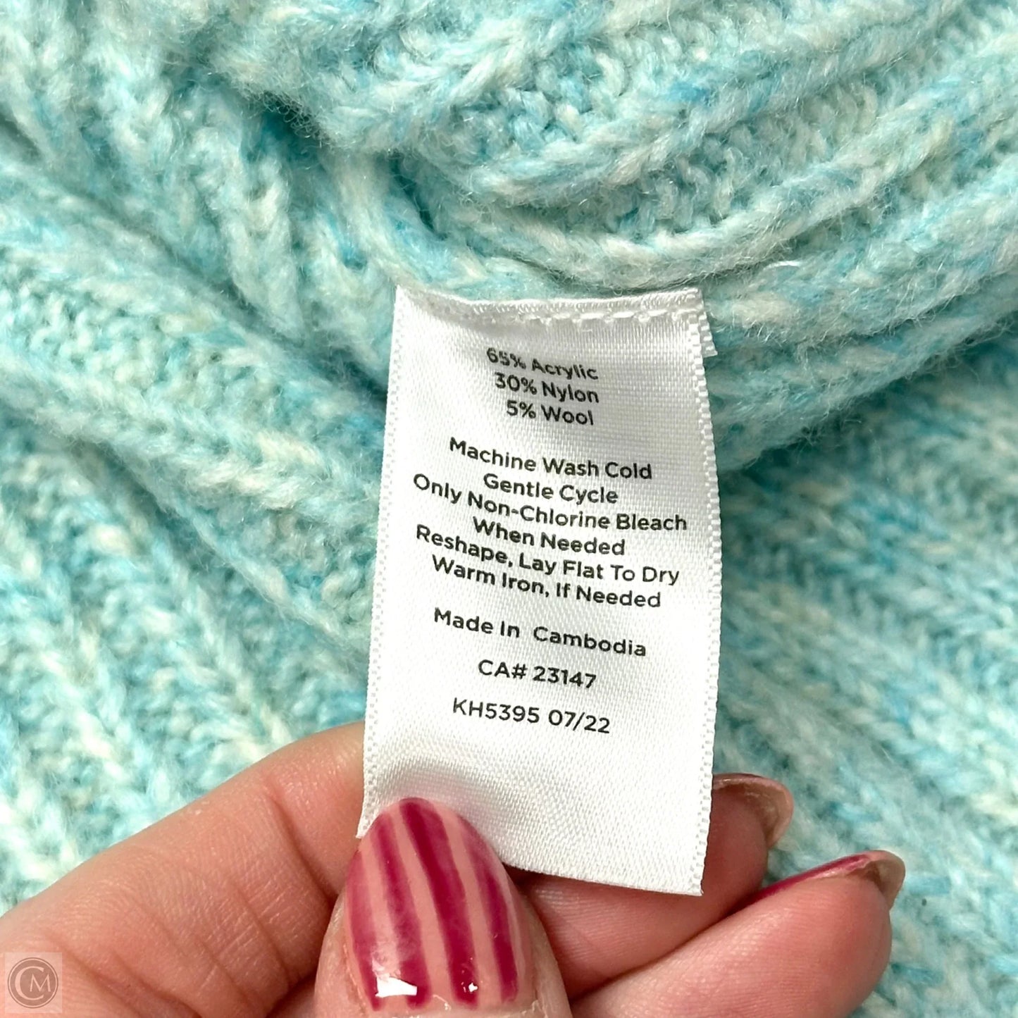 Sweater By Talbots In Blue, Size: L