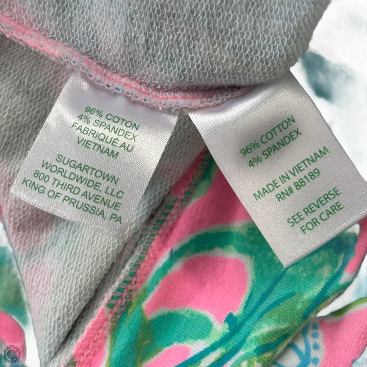 Jacket Designer By Lilly Pulitzer In Green & Pink, Size: M