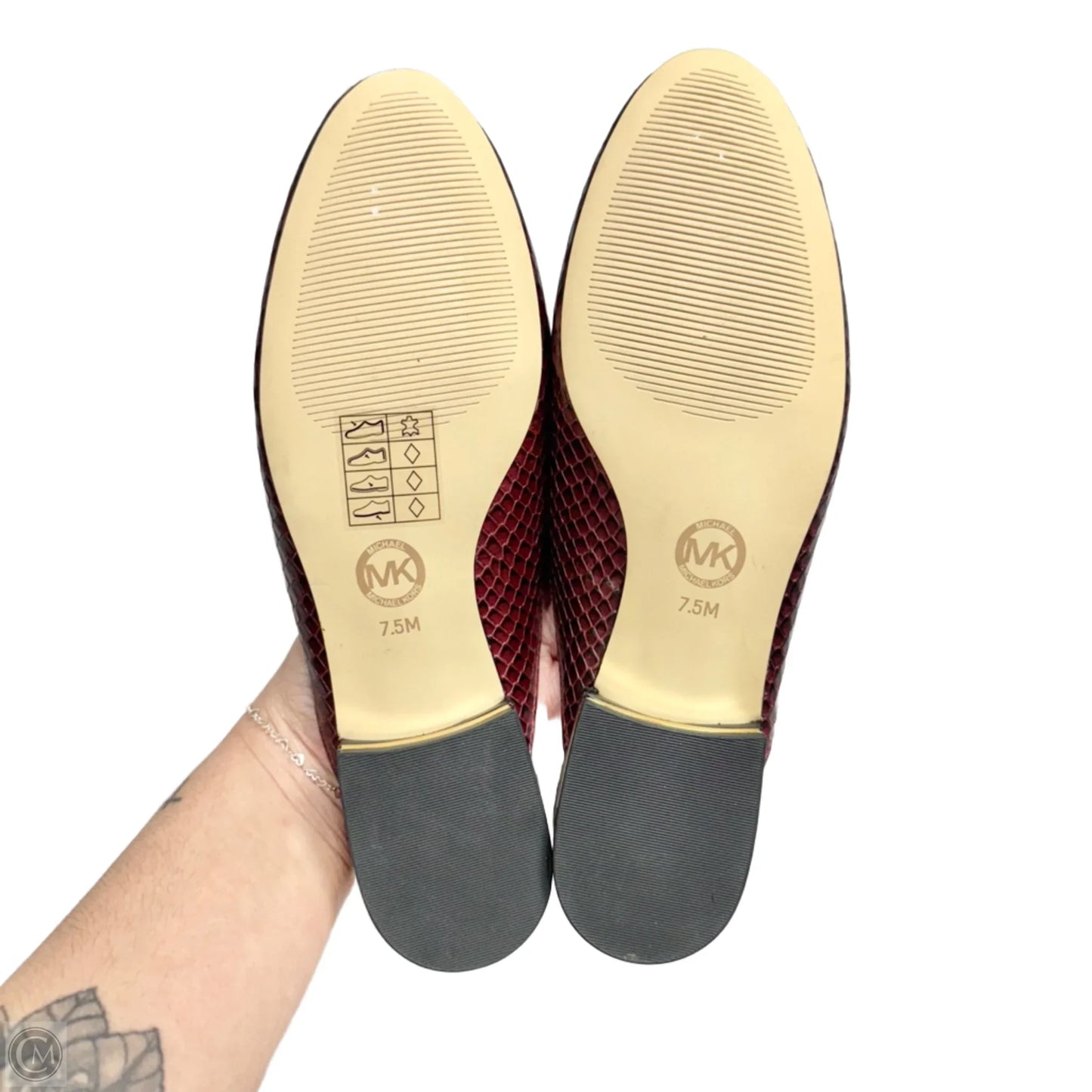 Shoes Flats By Michael By Michael Kors In Red, Size: 7.5