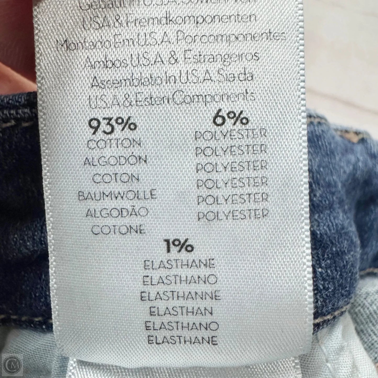 Jeans Skinny By Mother In Blue Denim, Size: 0