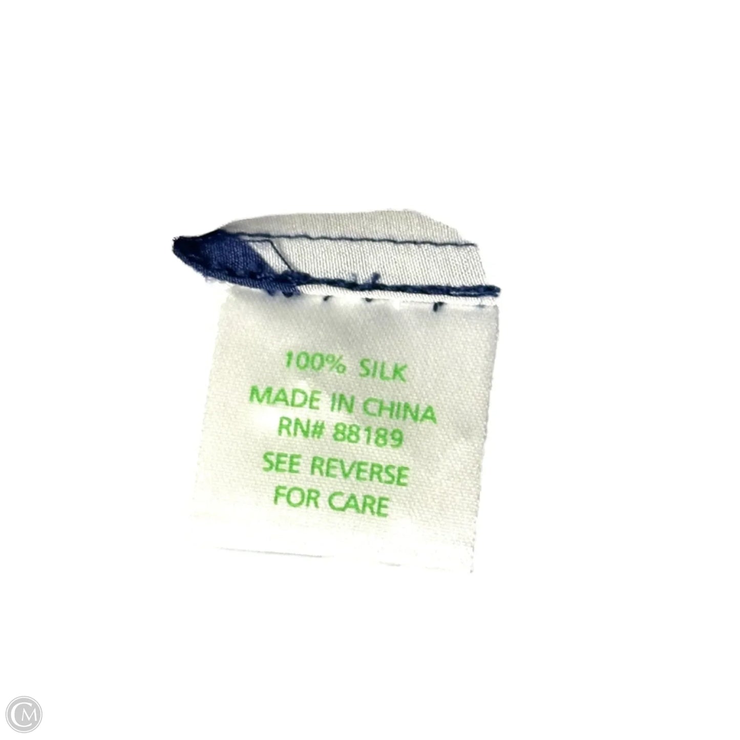 Top Long Sleeve Designer By Lilly Pulitzer In Blue & White, Size: M