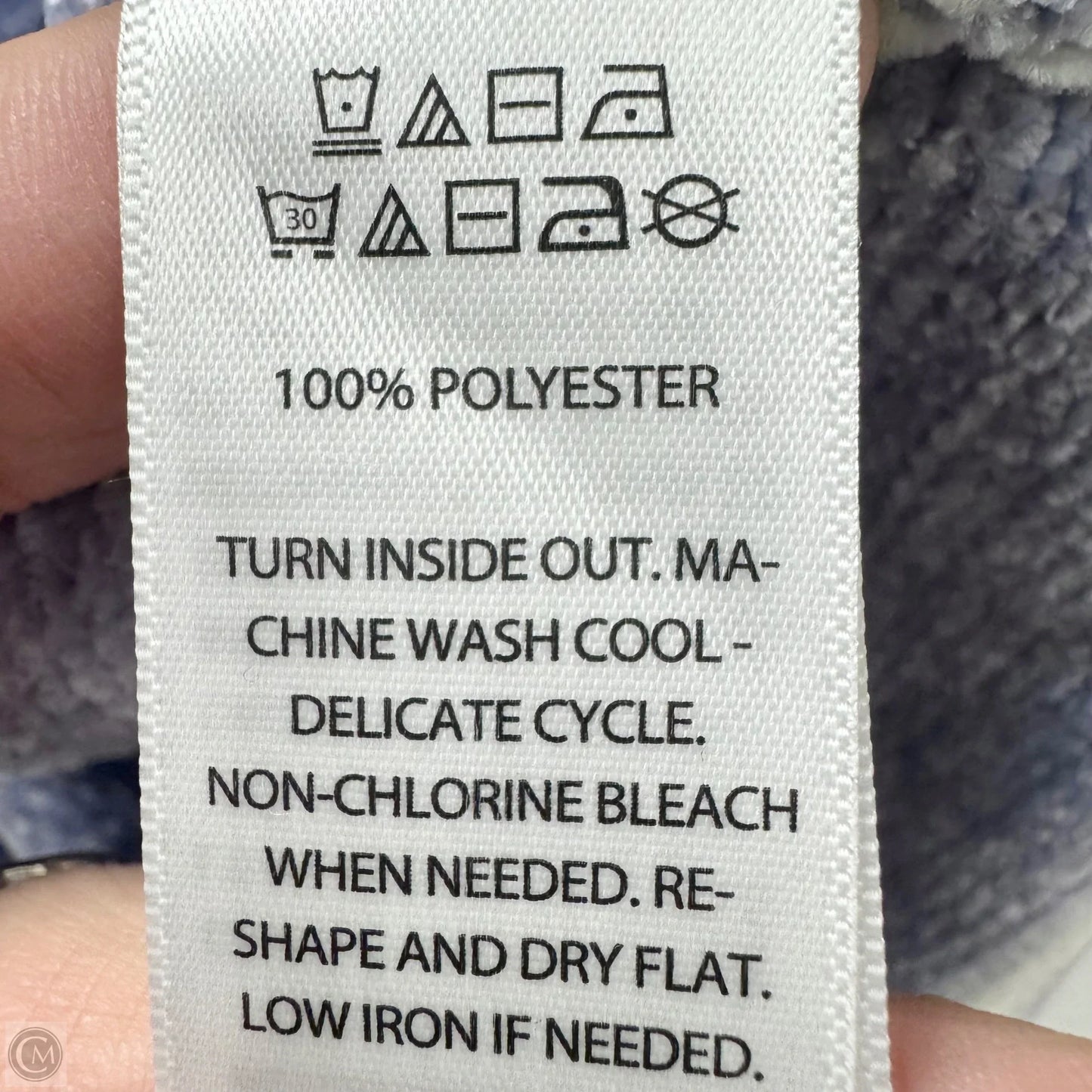 Sweater By Rachel Zoe In Blue & White, Size: L