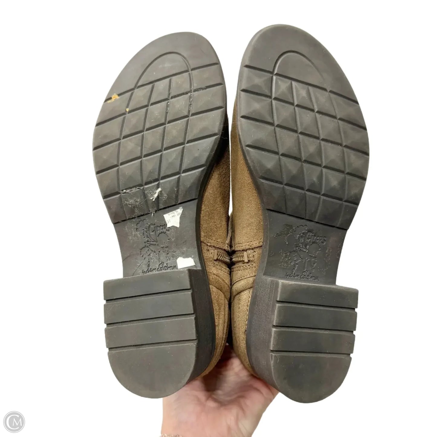 Boots Ankle Flats By Sam Edelman In Brown, Size: 7