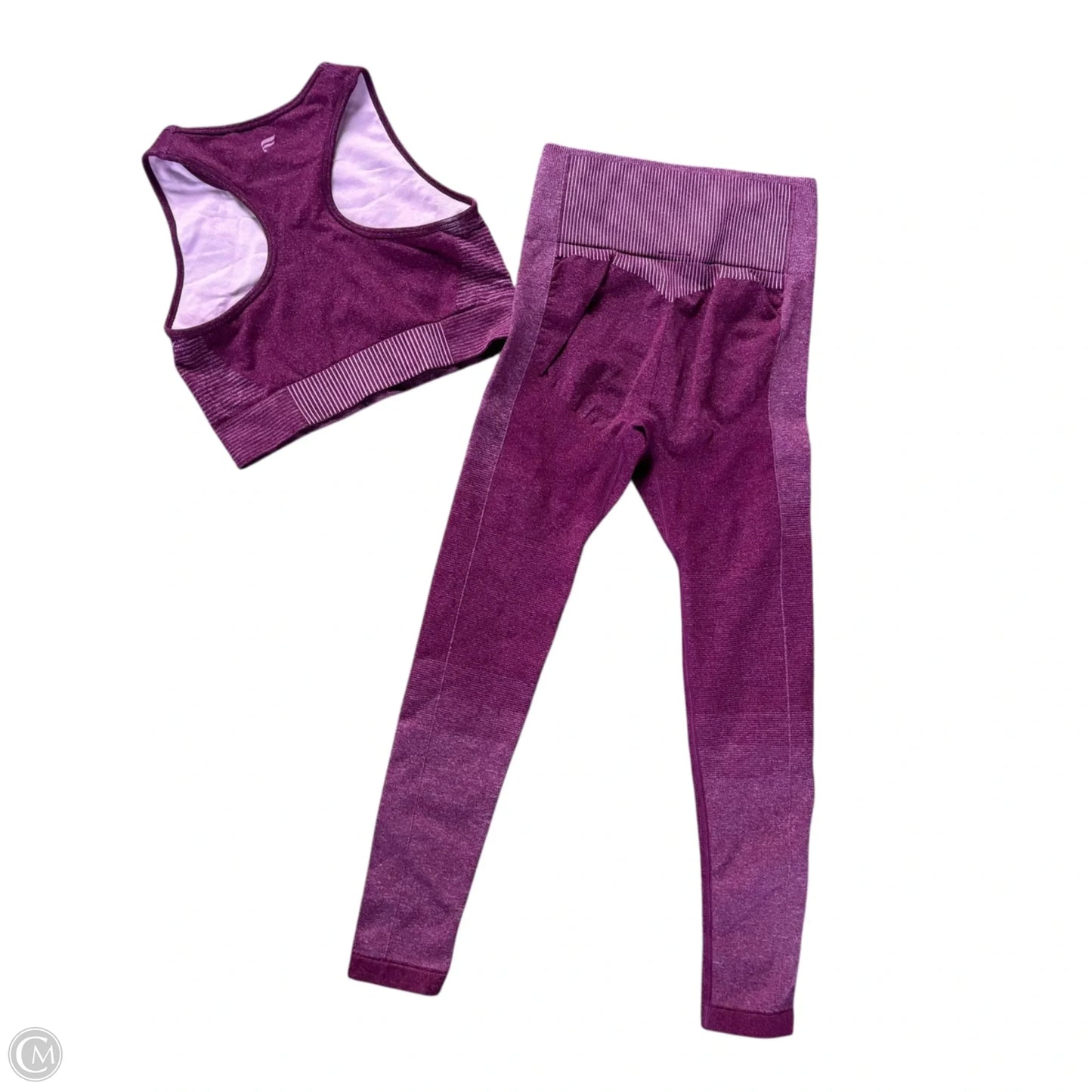 Athletic Pants 2pc By Fabletics In Purple, Size: S