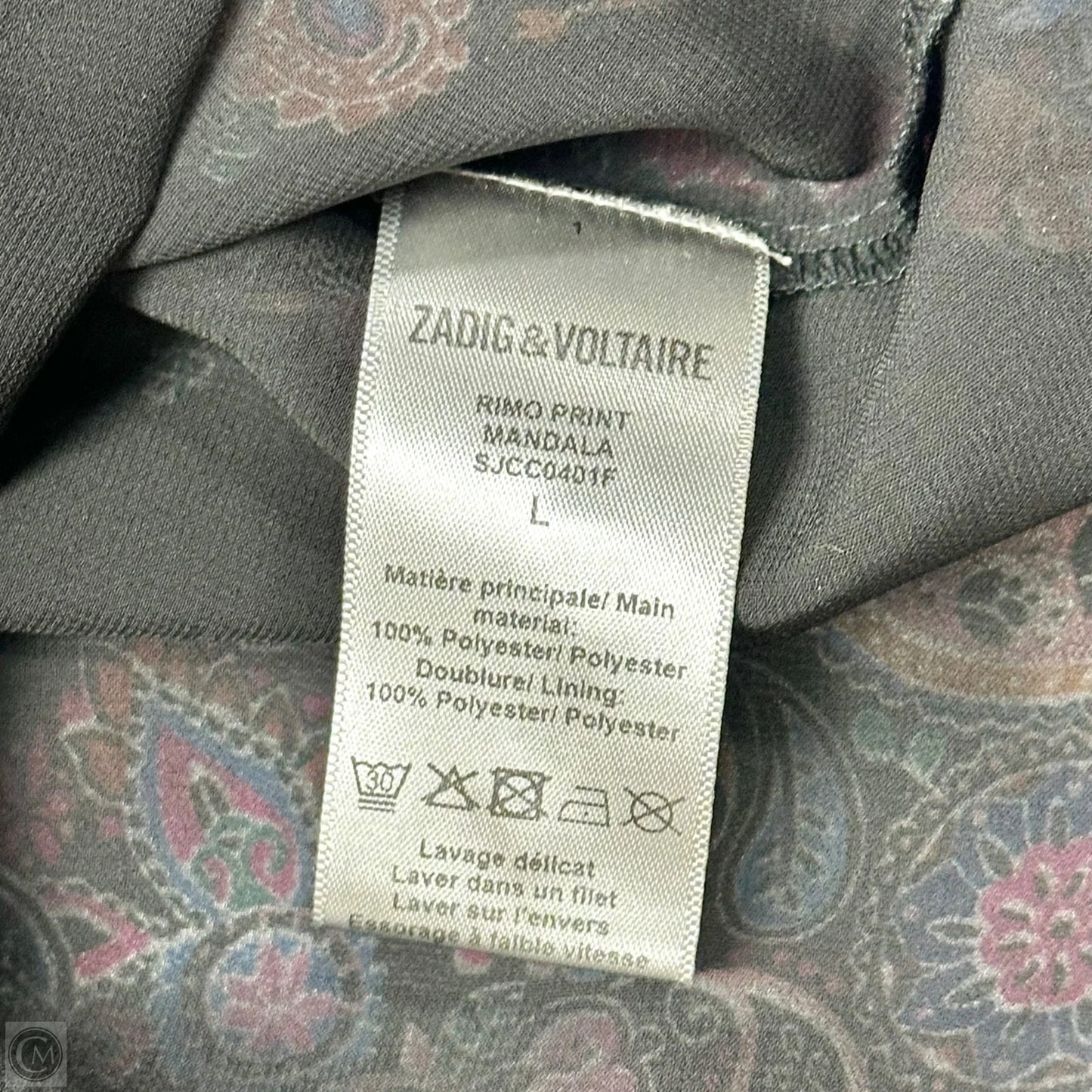 Dress Casual Short By Zadig And Voltaire In Paisley Print, Size: L