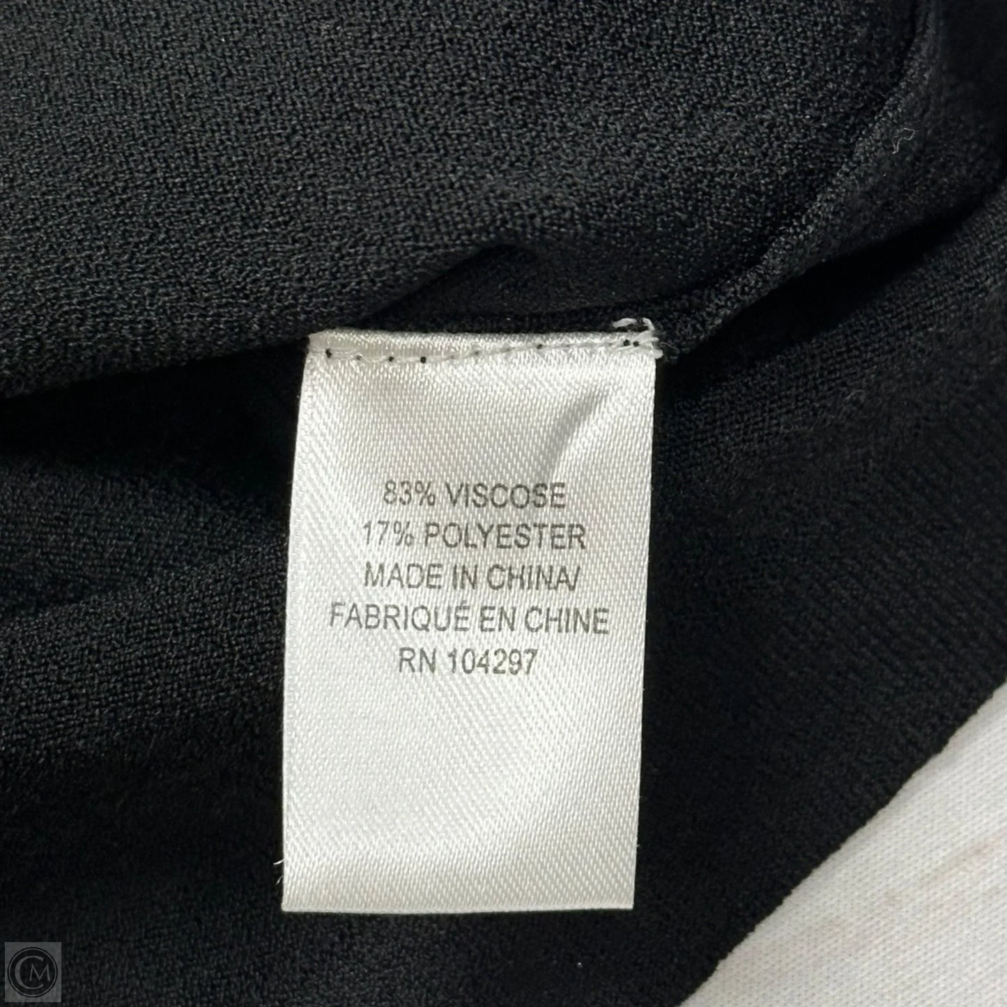 Top Long Sleeve Designer By Milly In Black, Size: M