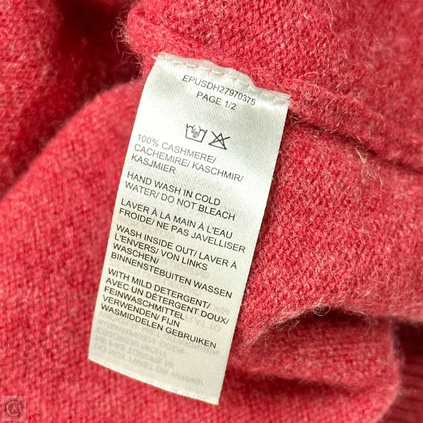 Sweater Cashmere By Saks Fifth Avenue In Leopard Print, Size: S