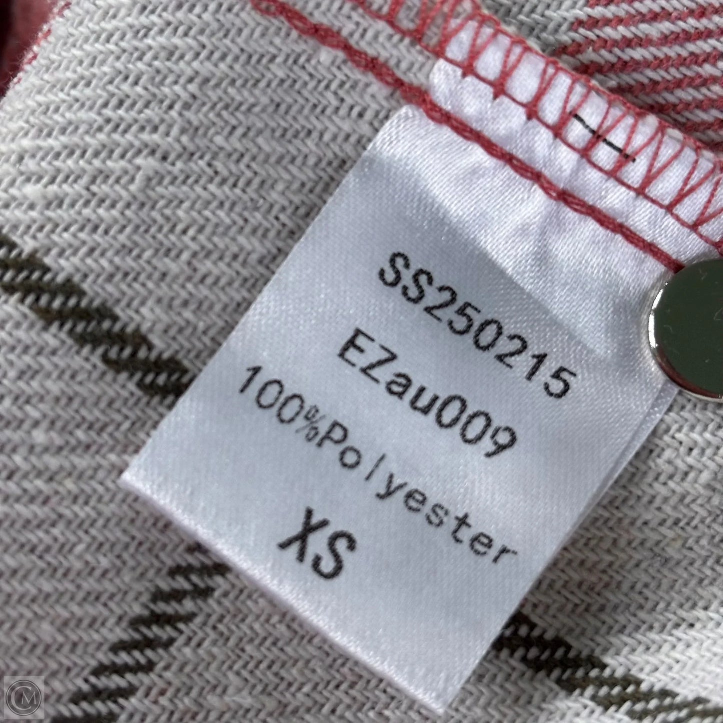 Jacket Shirt By Automet In Plaid Pattern, Size: Xs