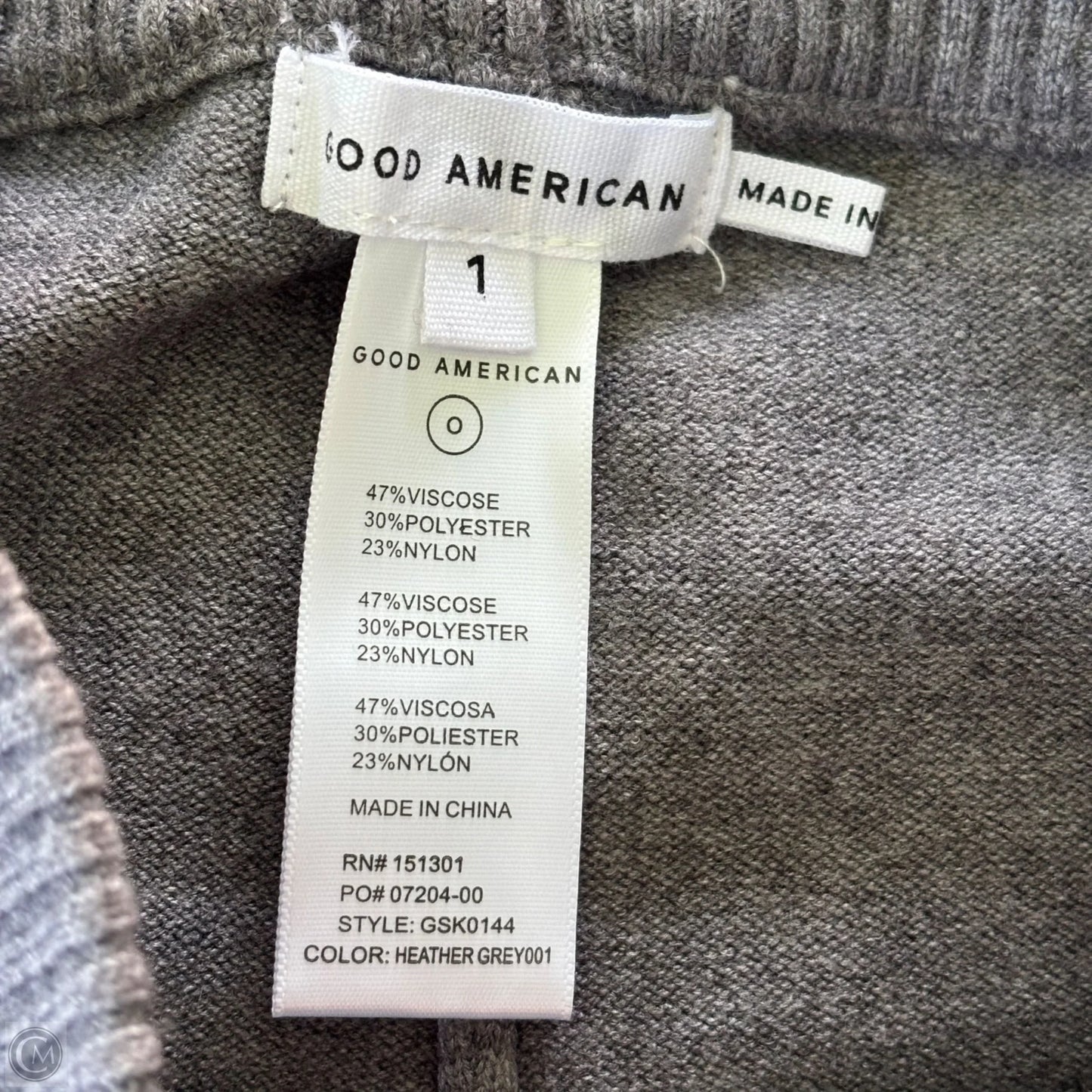 Pants Lounge By Good American In Grey, Size: 0