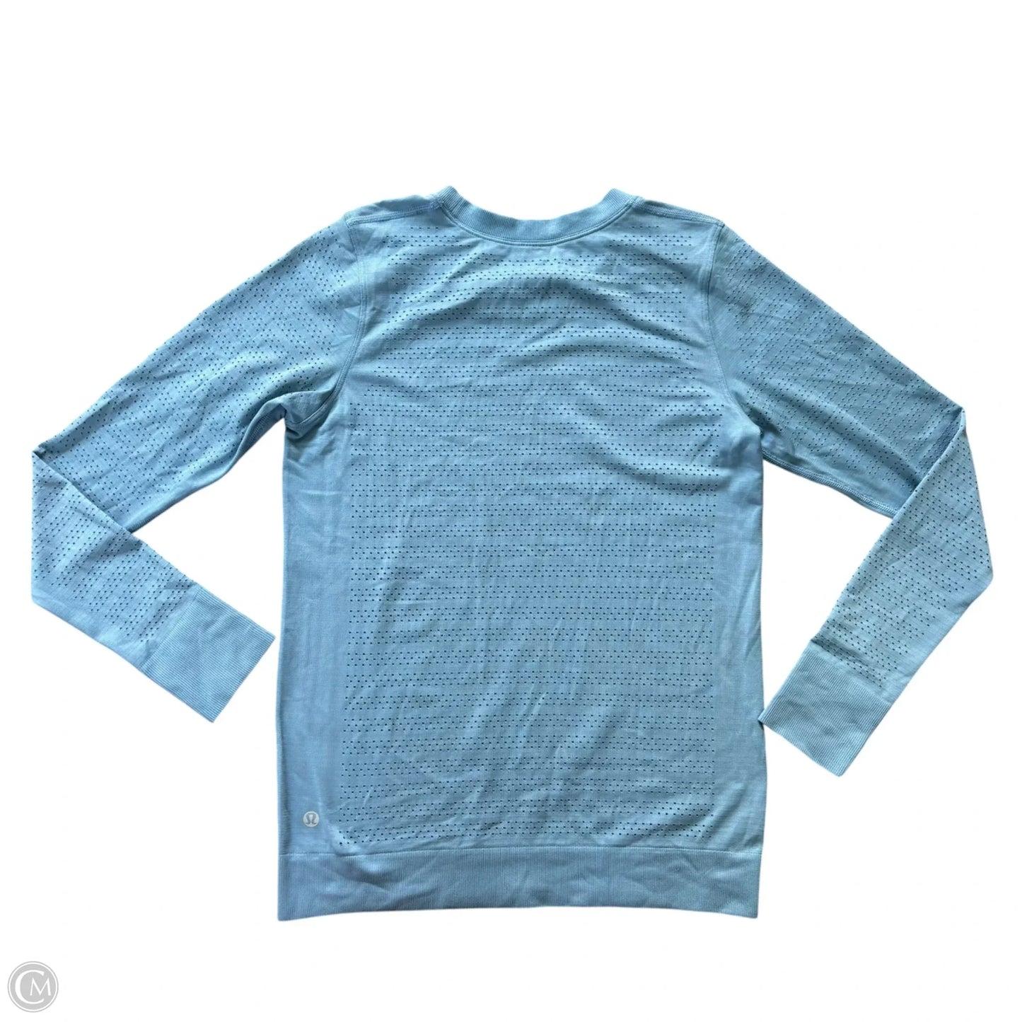 Athletic Top Long Sleeve Crewneck By Lululemon In Blue, Size: Xs