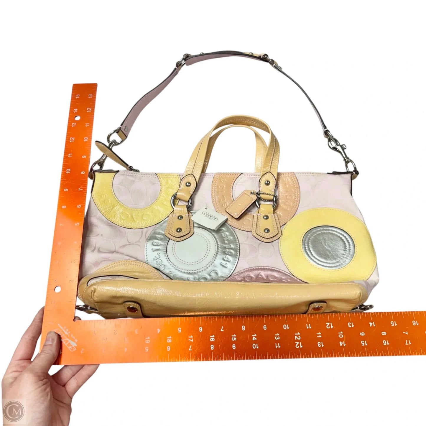 Handbag Designer By Coach, Size: Medium