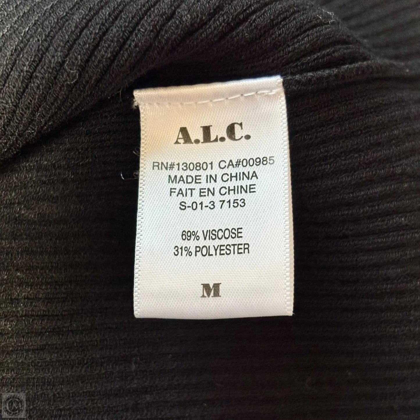 Dress Sweater By Alc In Black, Size: M