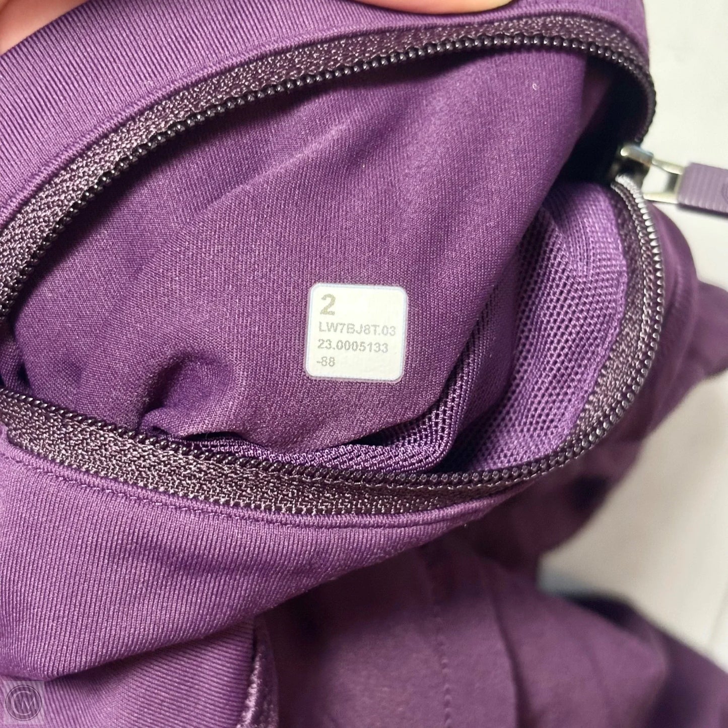 Athletic Shorts By Lululemon In Purple, Size: Xs