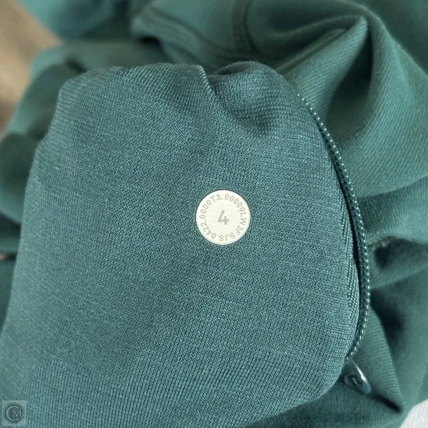 Athletic Sweatshirt Hoodie By Lululemon In Green, Size: S