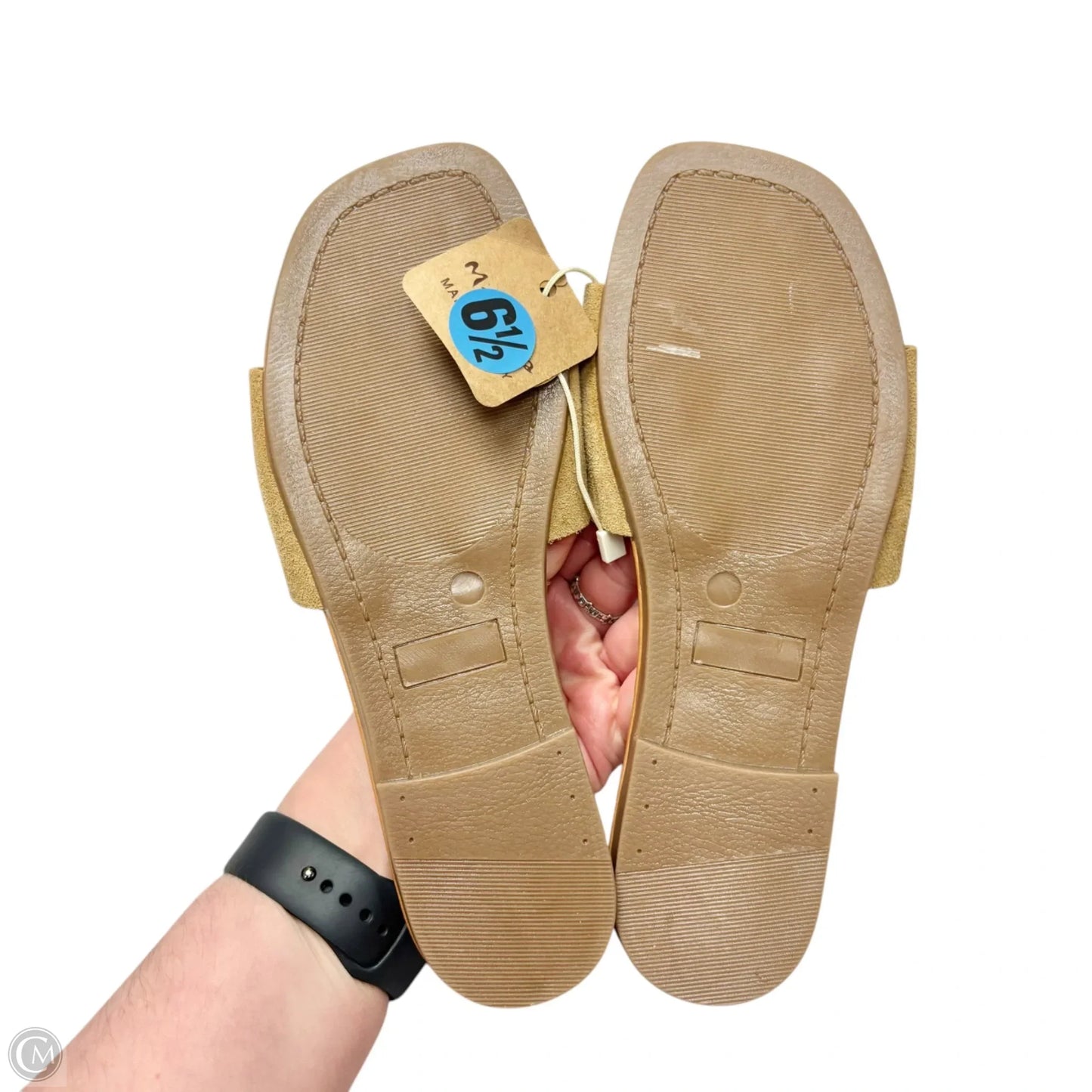 Sandals Flats By Mariella In Tan, Size: 6.5