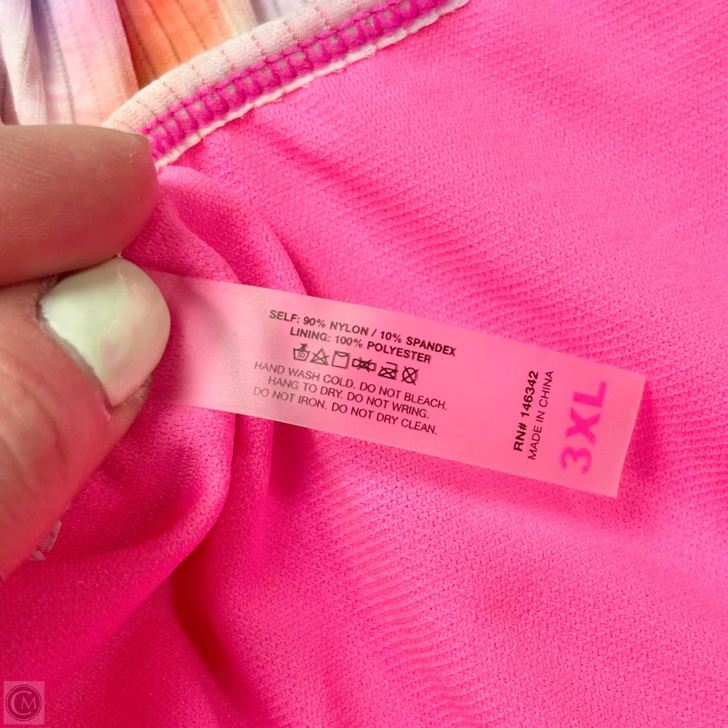 Swimsuit By Ymi In Tie Dye Print, Size: 3x