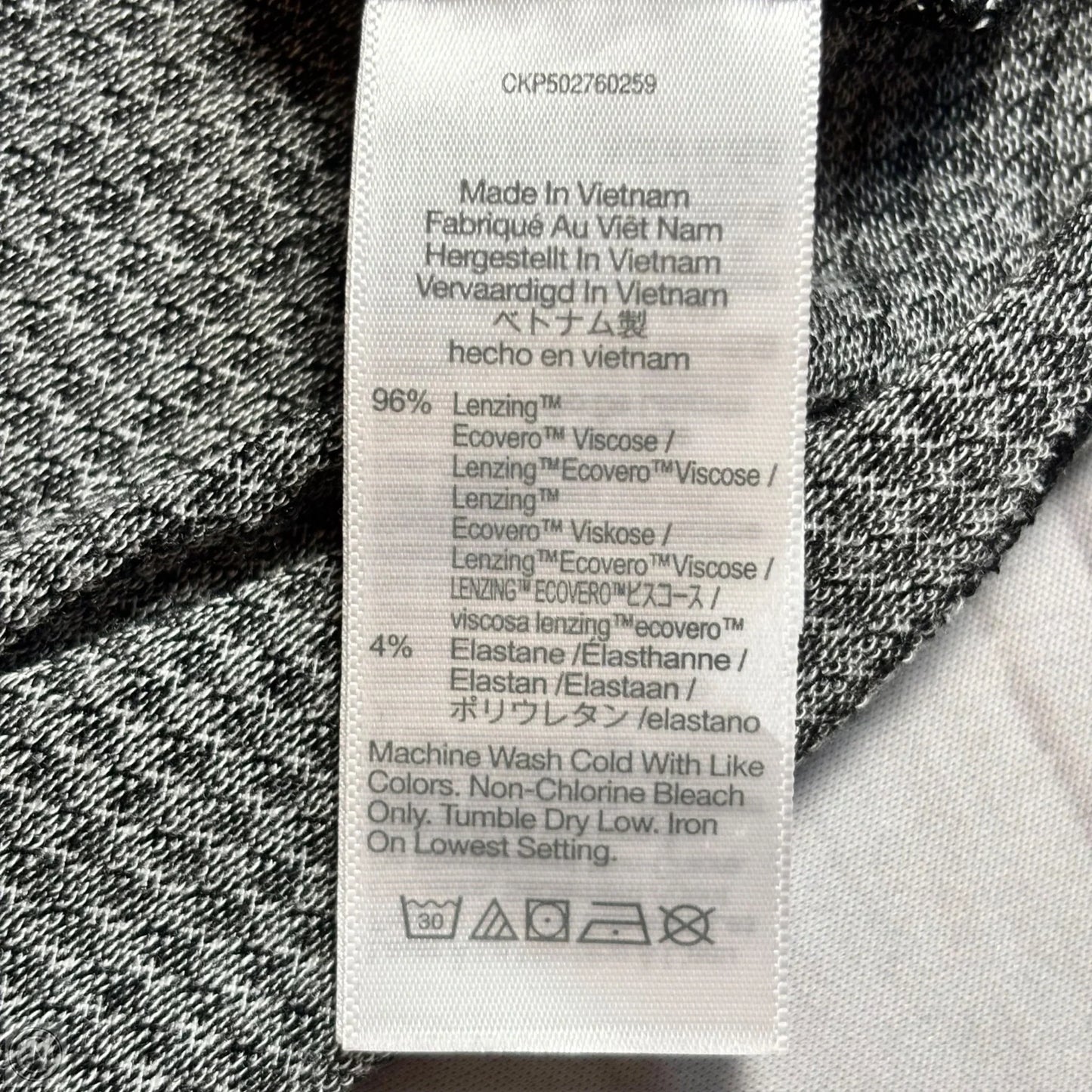 Top Long Sleeve By Madewell In Checkered Pattern, Size: S