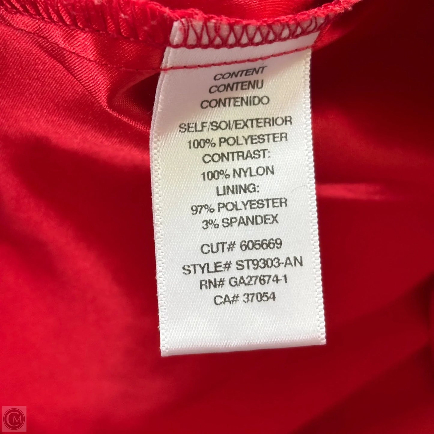 Skirt Midi By Eva Franco In Pink & Red, Size: S