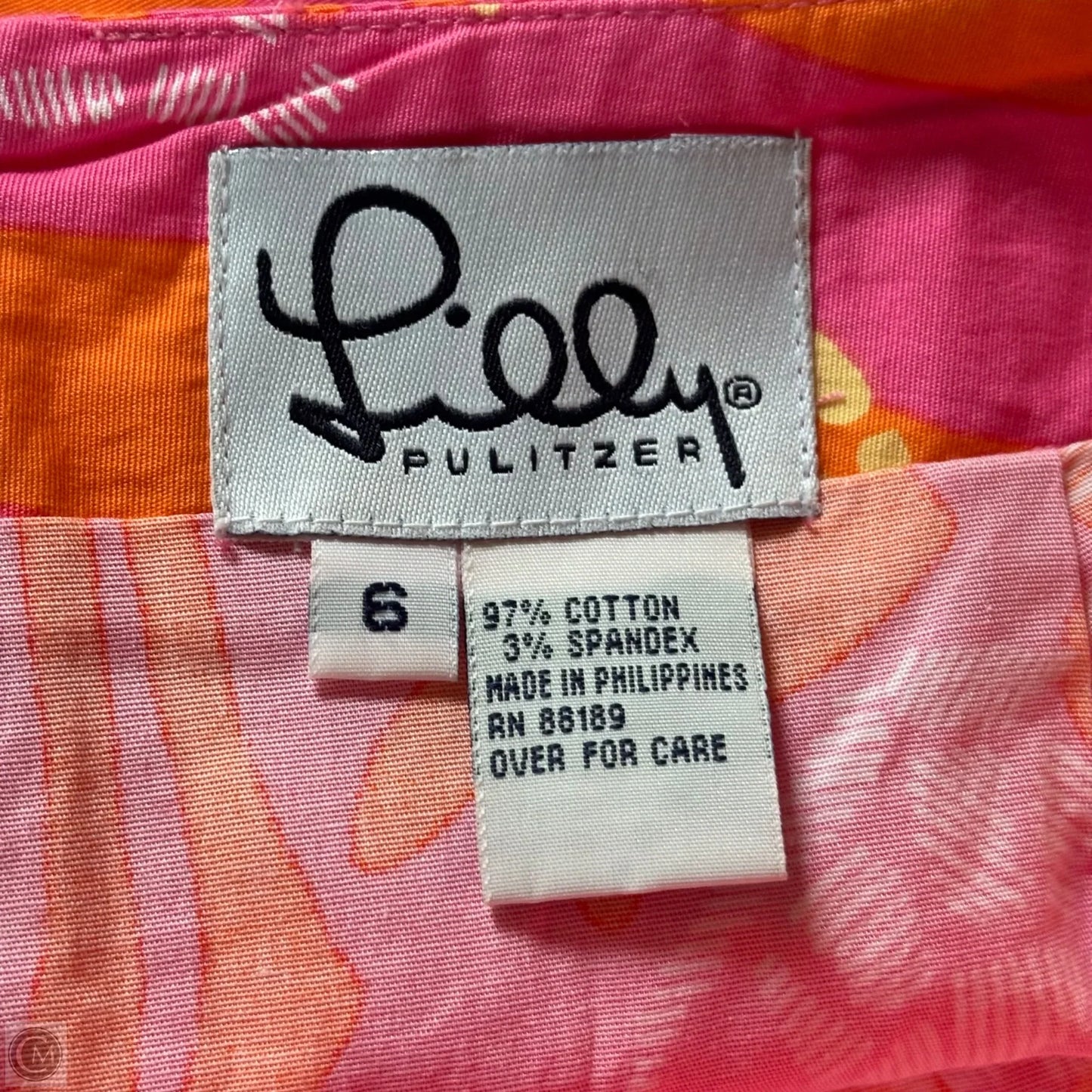 Skirt Designer By Lilly Pulitzer In Pink & Yellow, Size: S