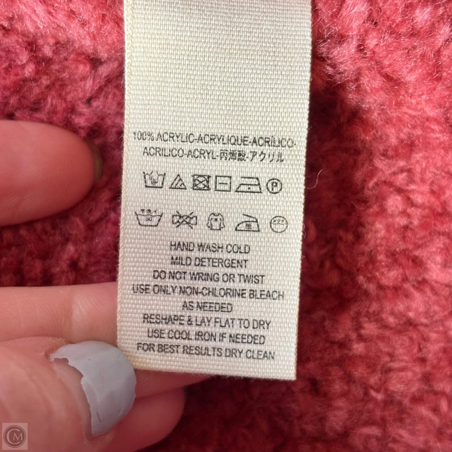 Sweater Cardigan By Free People In Pink, Size: M
