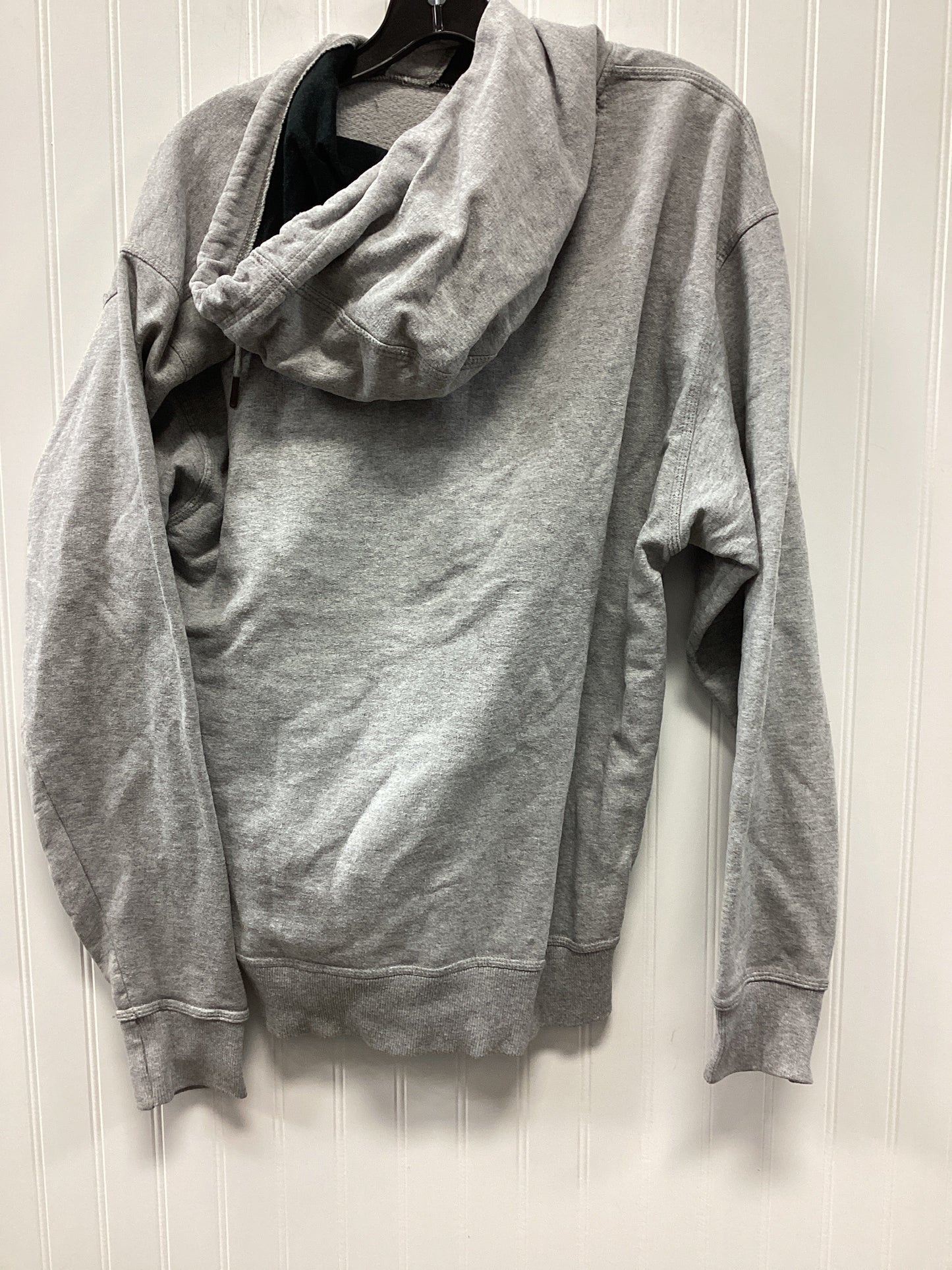 Sweatshirt Hoodie By Champion In Grey, Size:L