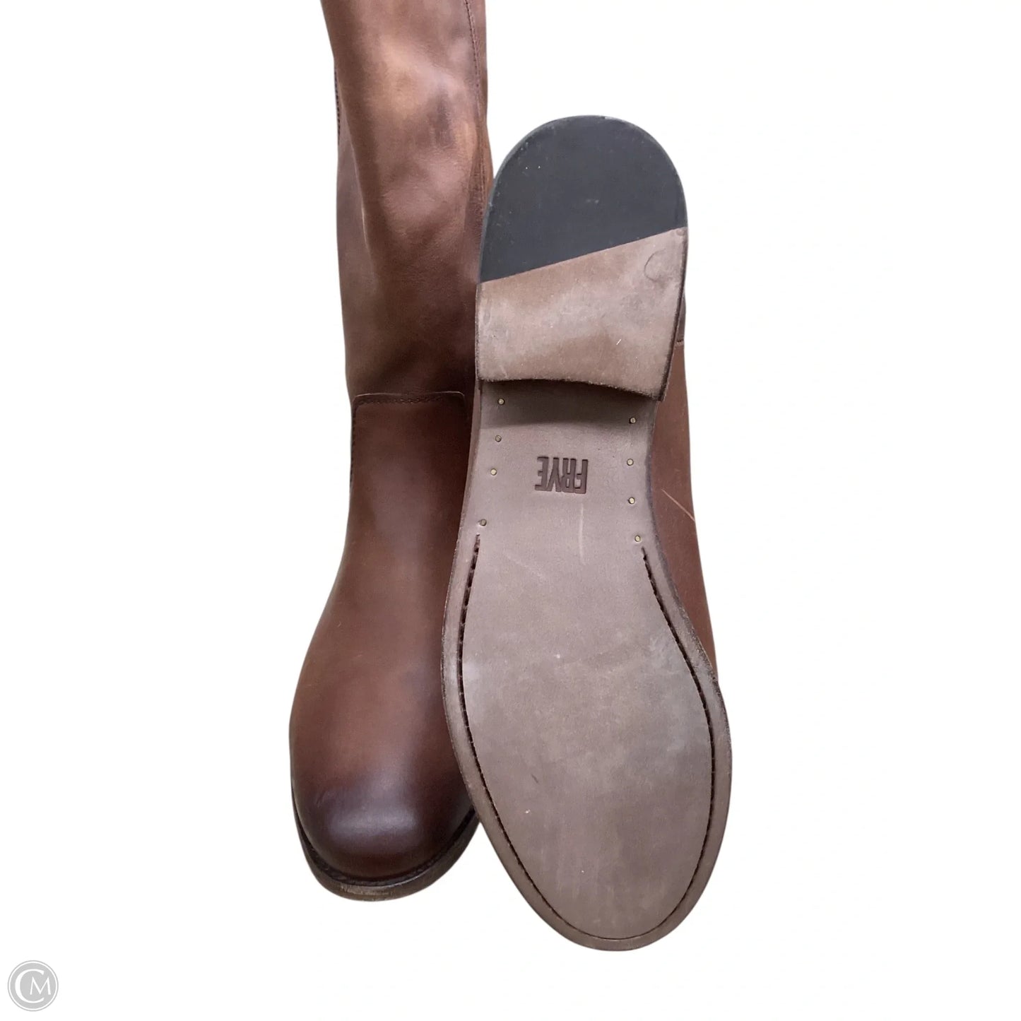 Boots Designer By Frye In Brown, Size: 10