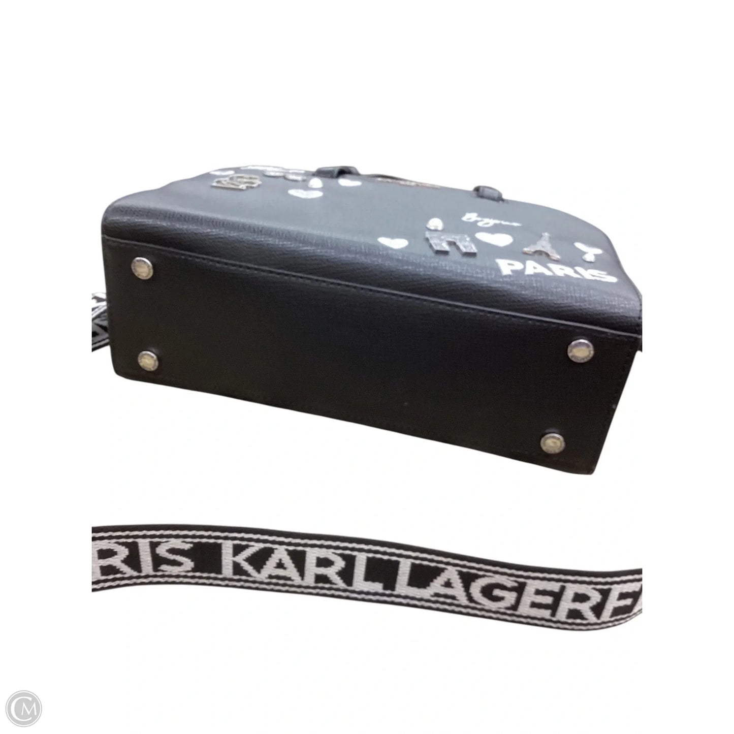 Handbag Designer By Karl Lagerfeld, Size: Medium