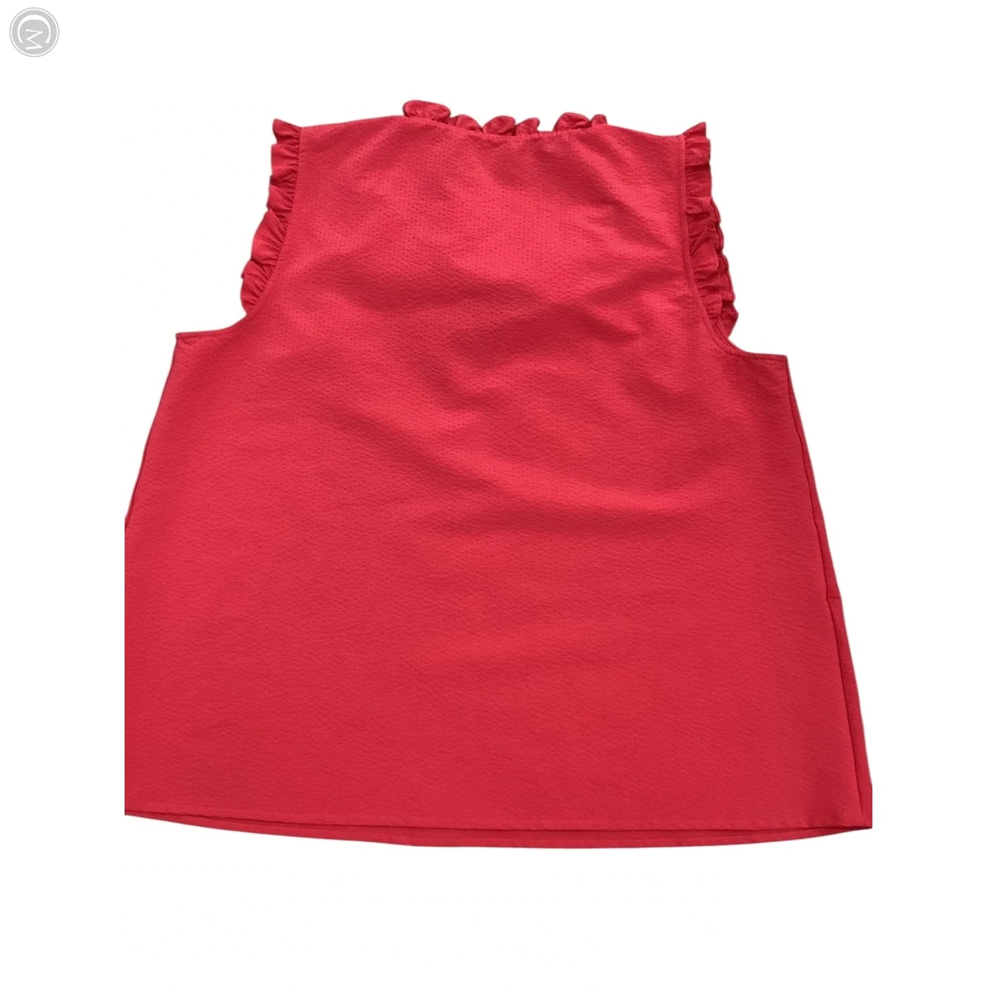Top Sleeveless By Vineyard Vines In Red, Size: L