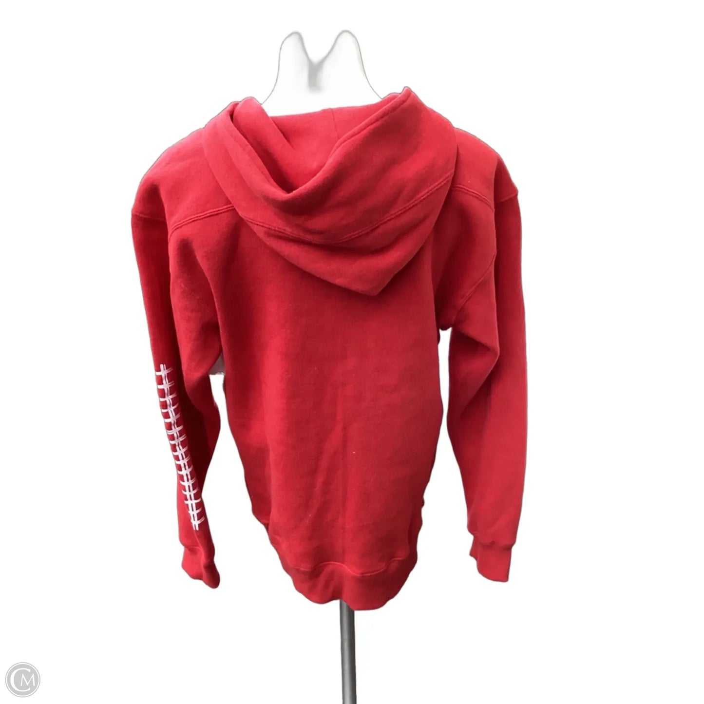 Sweatshirt Hoodie By Clothes Mentor In Red, Size: L
