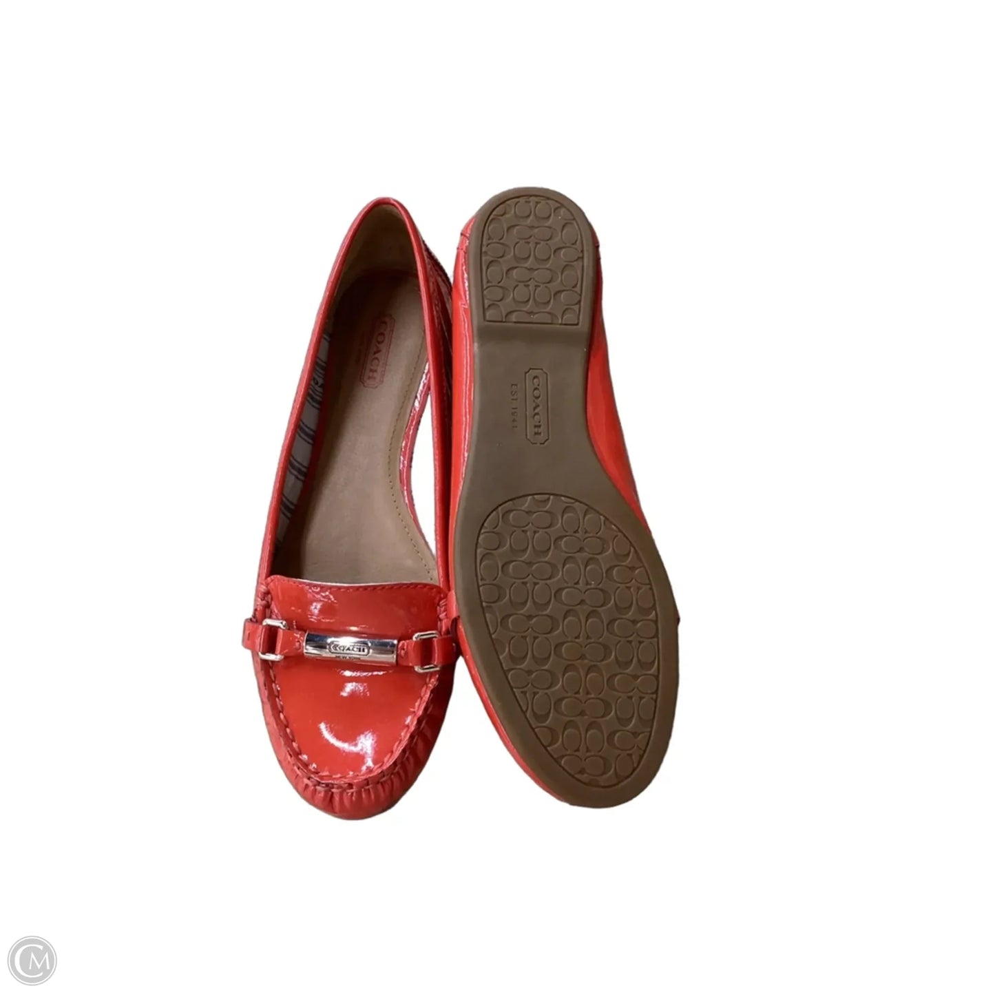 Shoes Designer By Coach In Orange, Size: 6.5