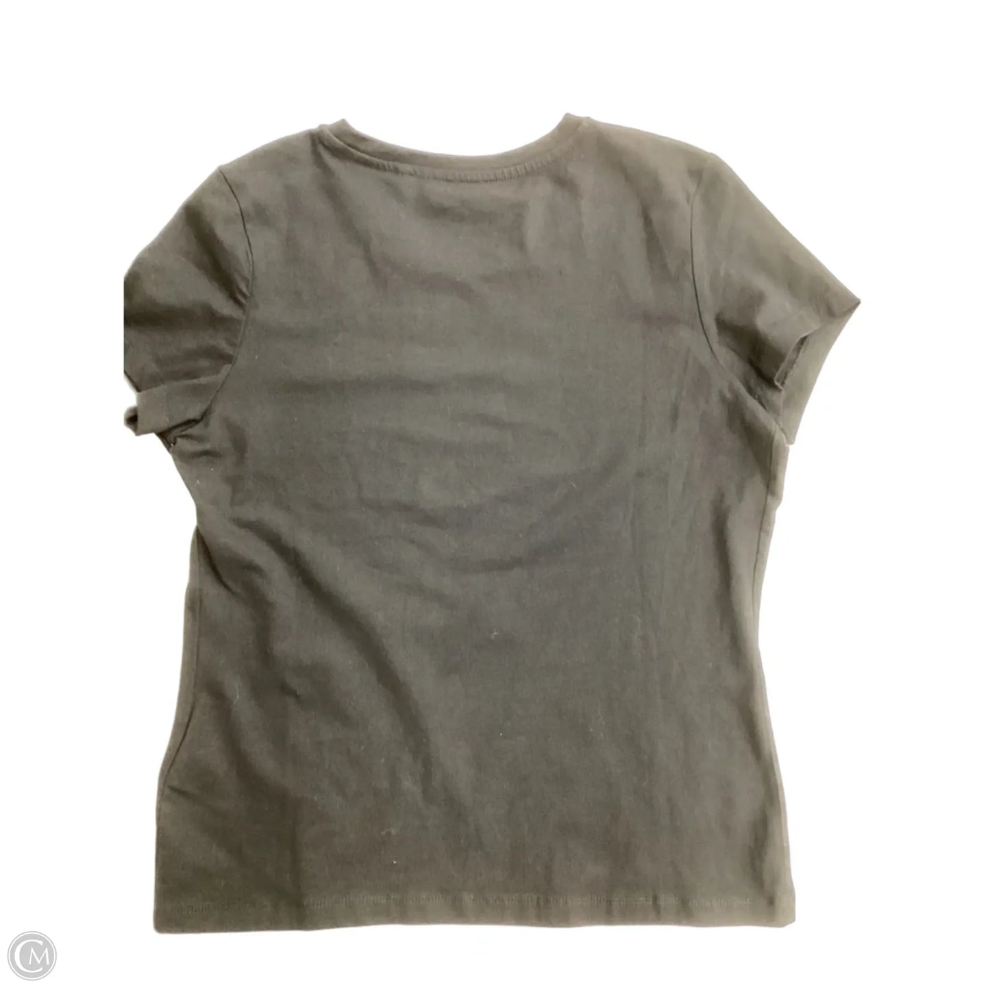 Top Short Sleeve By Guess In Black, Size: Xl