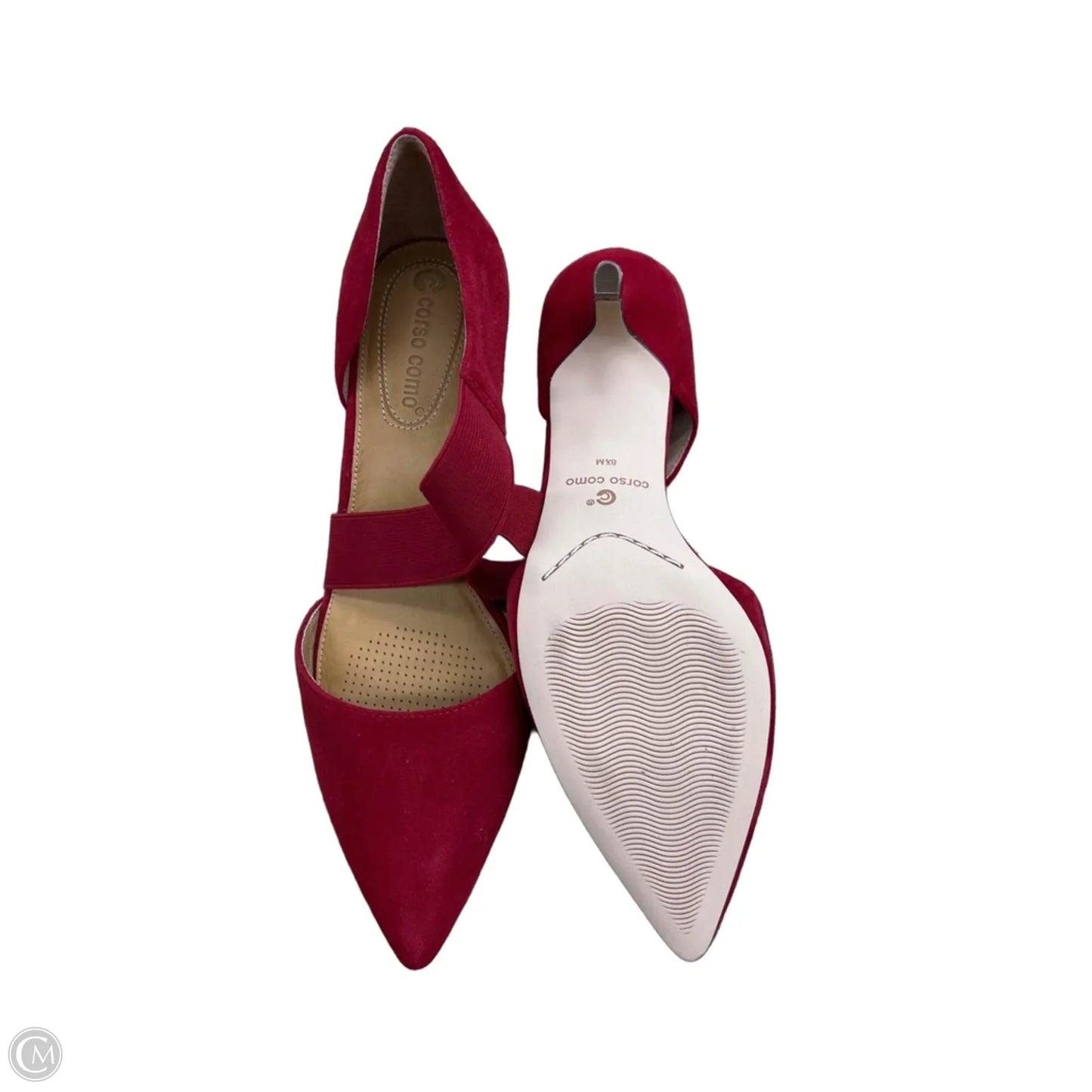 Shoes Heels Kitten By Corso Como In Red, Size: 8.5