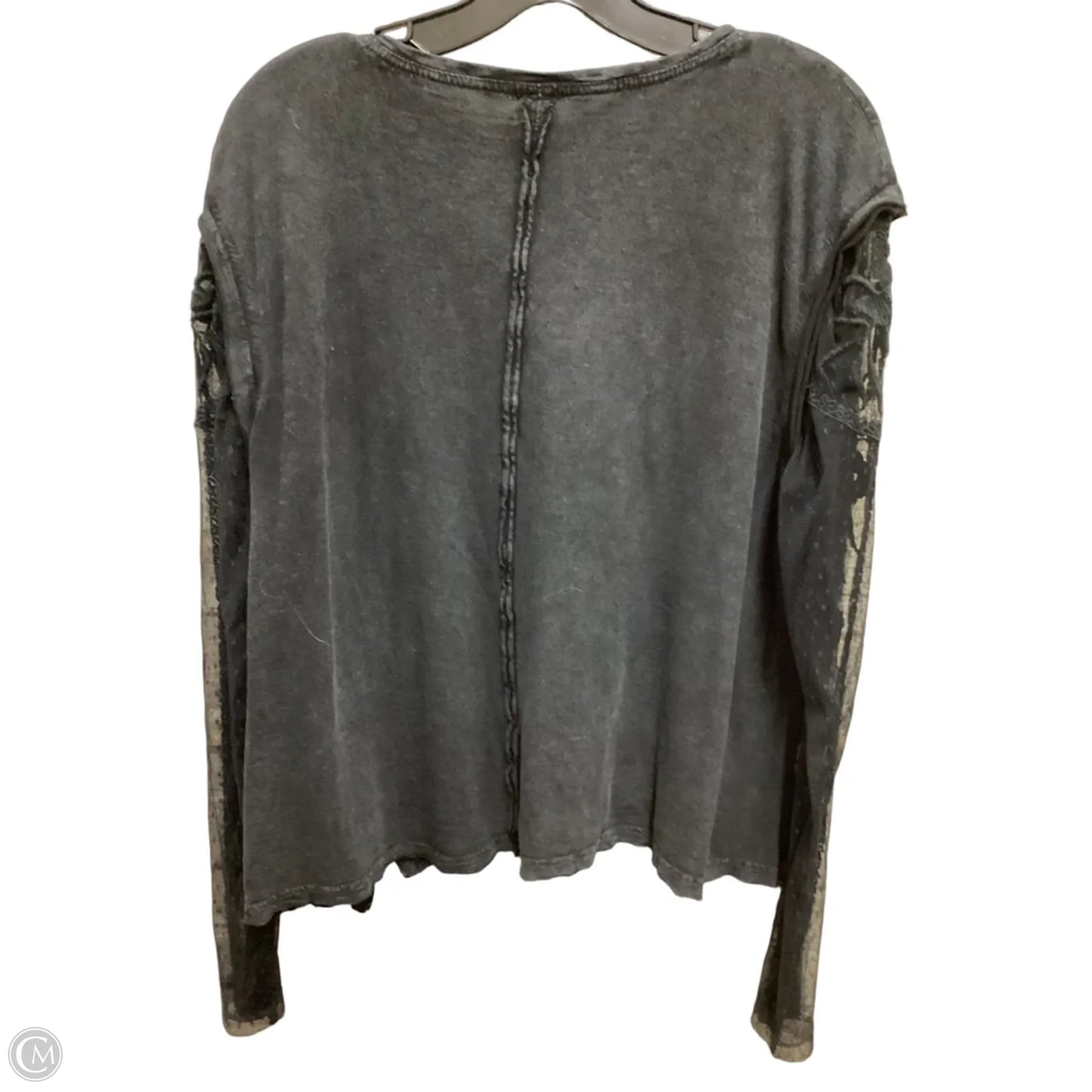 Top Long Sleeve By Free People In Black, Size: M