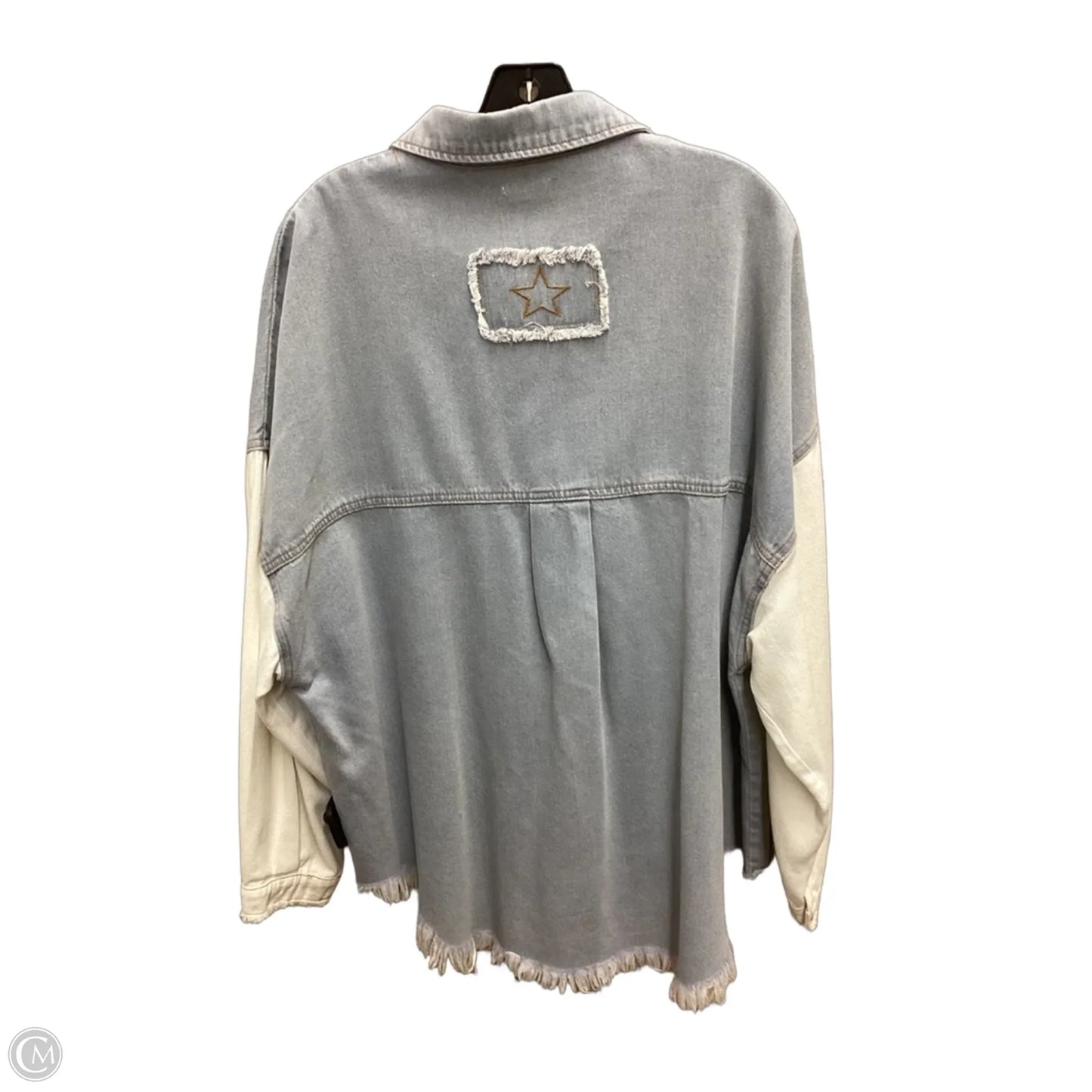 Top Long Sleeve By Pol In Blue, Size: M