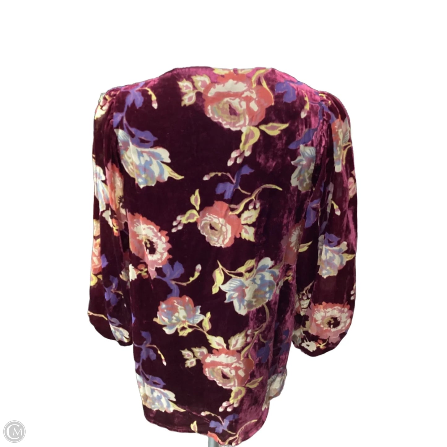 Top Long Sleeve By Jodifl In Floral Print, Size: S