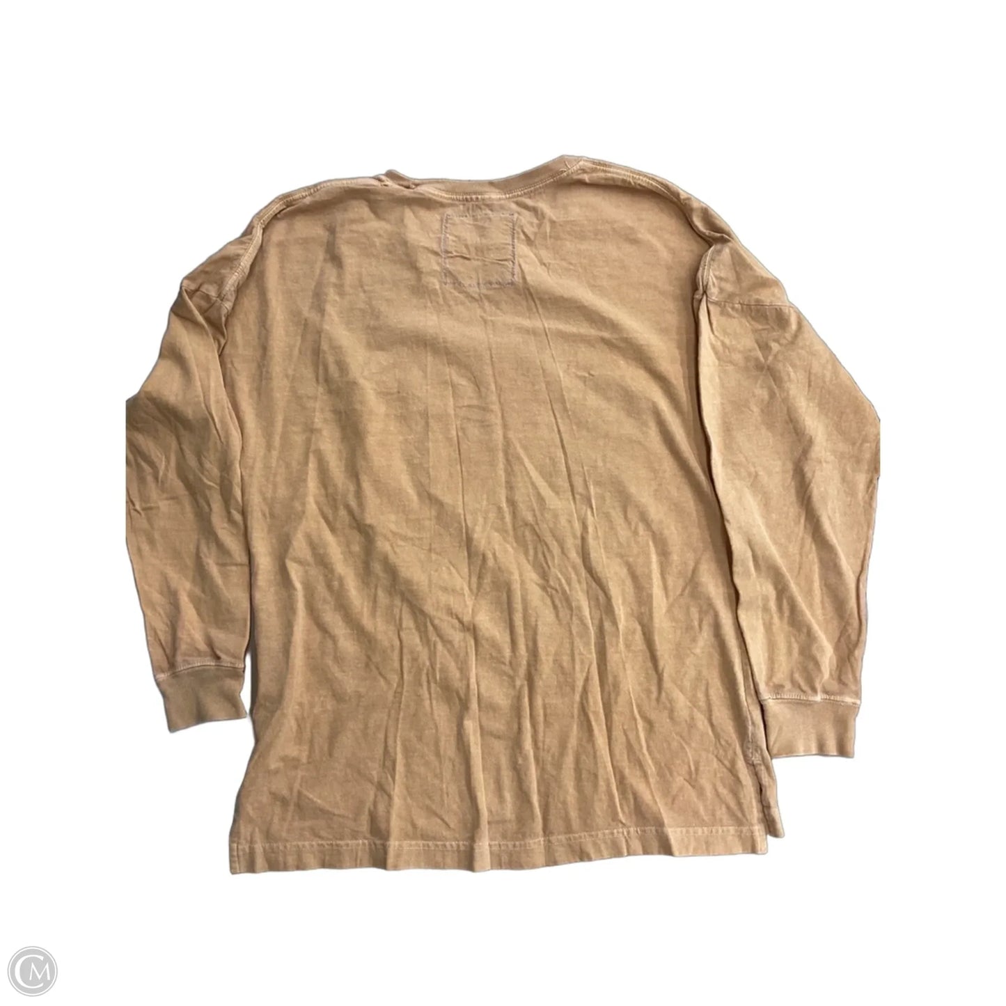 Top Long Sleeve By Clothes Mentor In Gold, Size: S