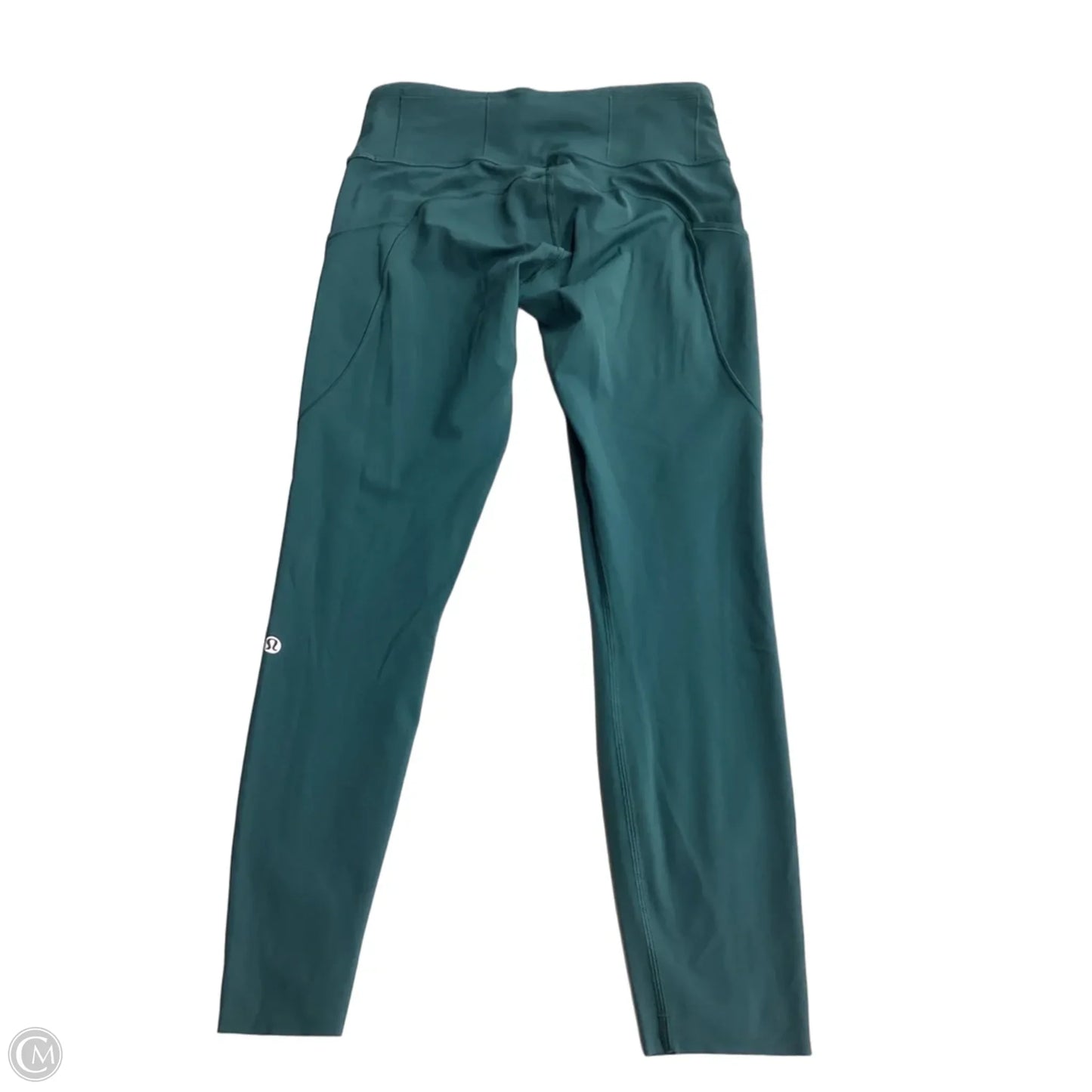Athletic Leggings By Lululemon In Green, Size: M