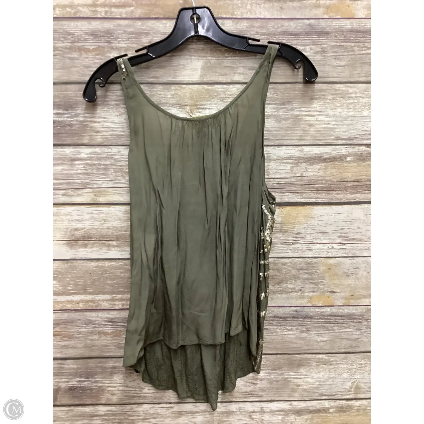 Tank Top By Clothes Mentor In Green, Size: M
