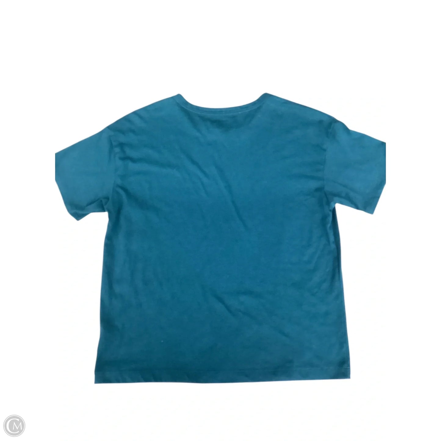 Top Short Sleeve Basic By Old Navy In Green & Silver, Size: Xs