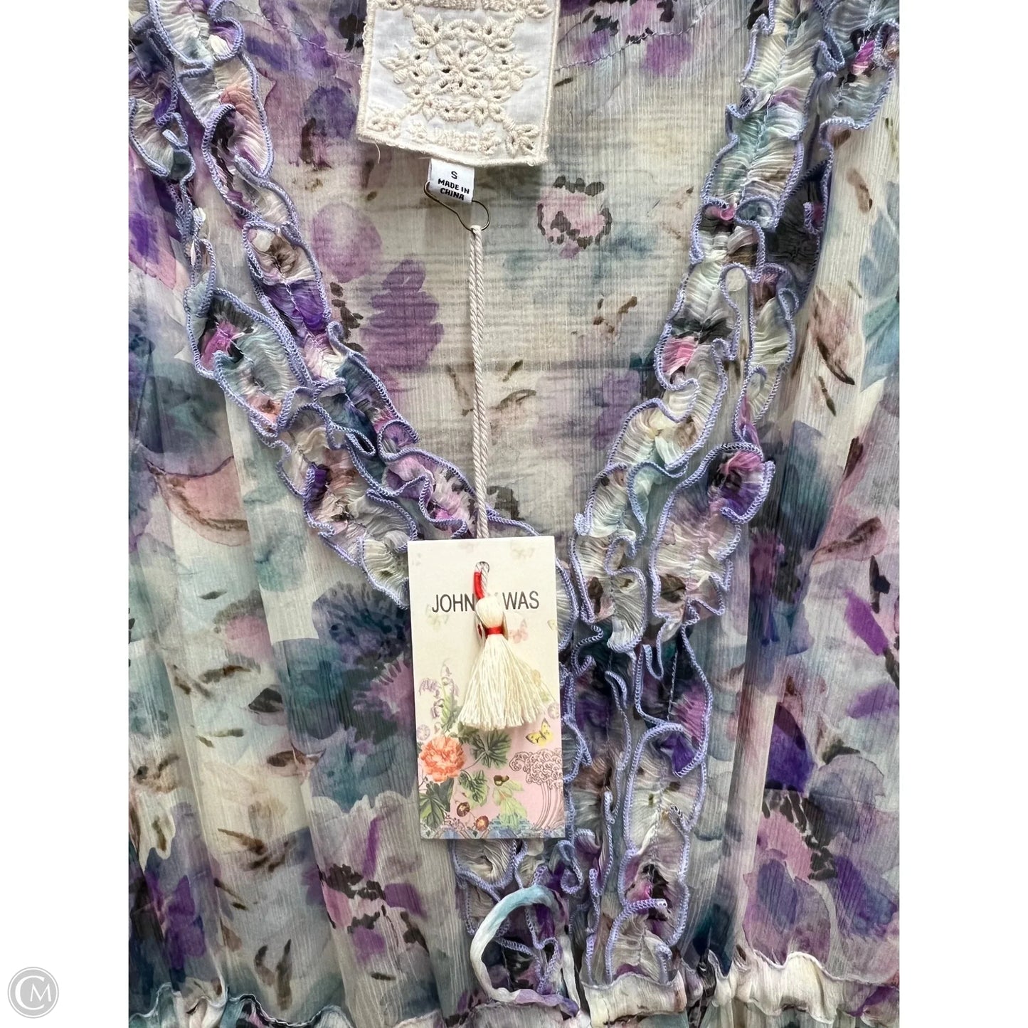 Dress Casual Maxi By Johnny Was In Purple, Size: S