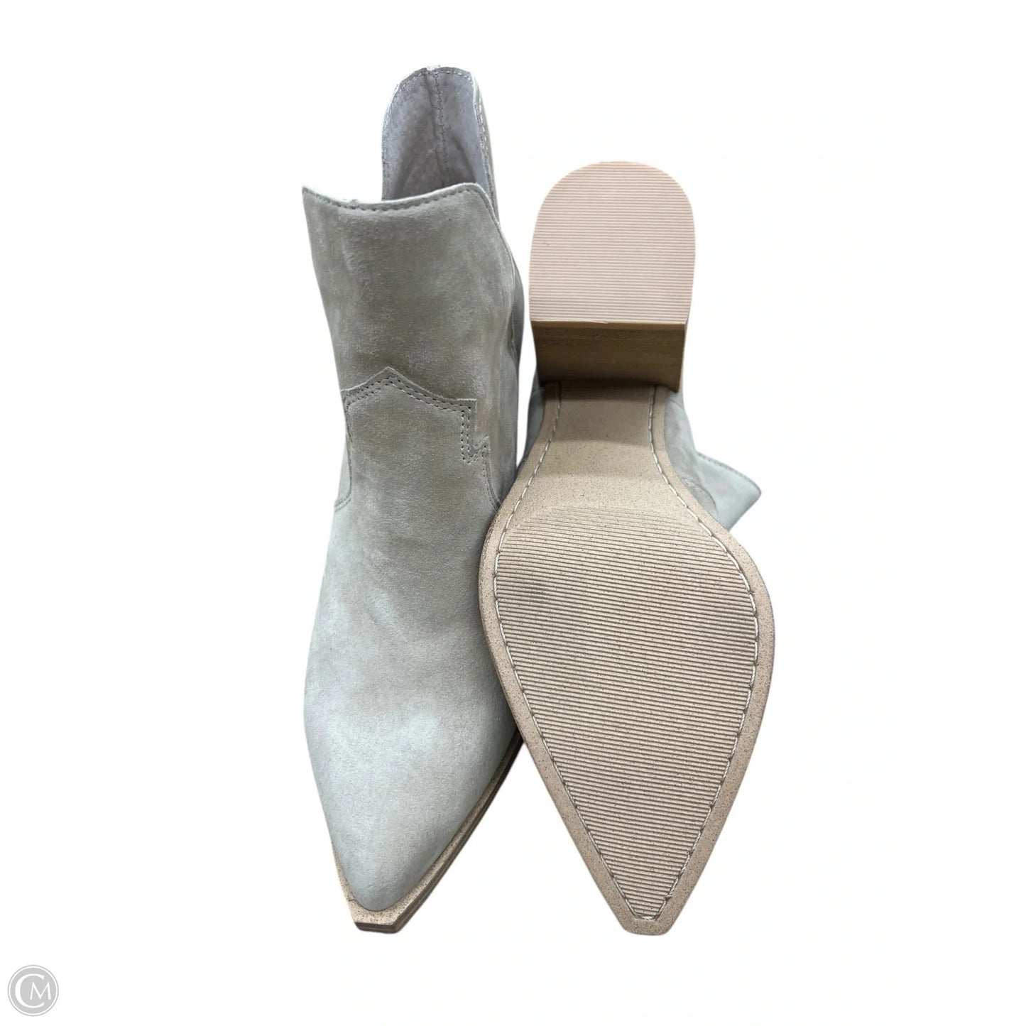 Boots Ankle Heels By Steve Madden In Beige, Size: 5.5