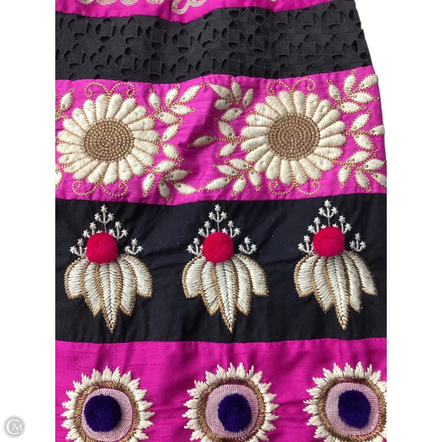 Skirt Mini & Short By Leifsdottir In Black & Purple, Size: 0