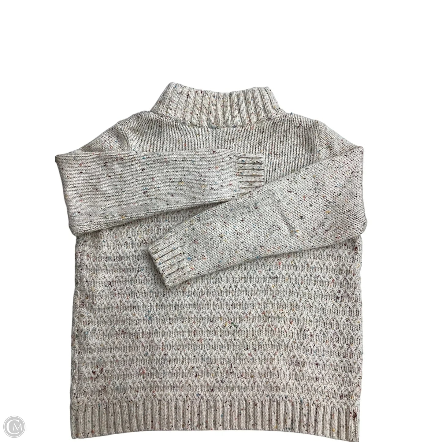 Sweater By Talbots In Cream, Size: L