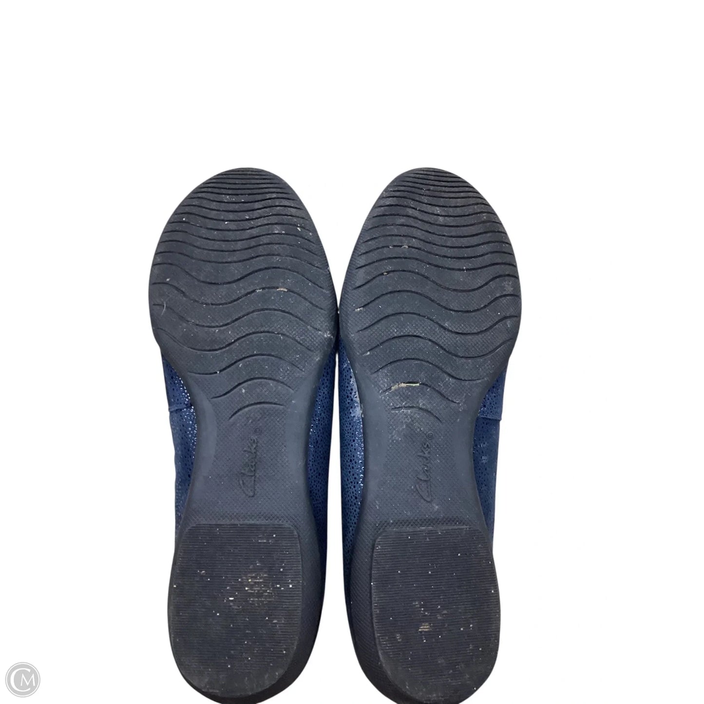 Shoes Flats By Clarks In Blue, Size: 6.5
