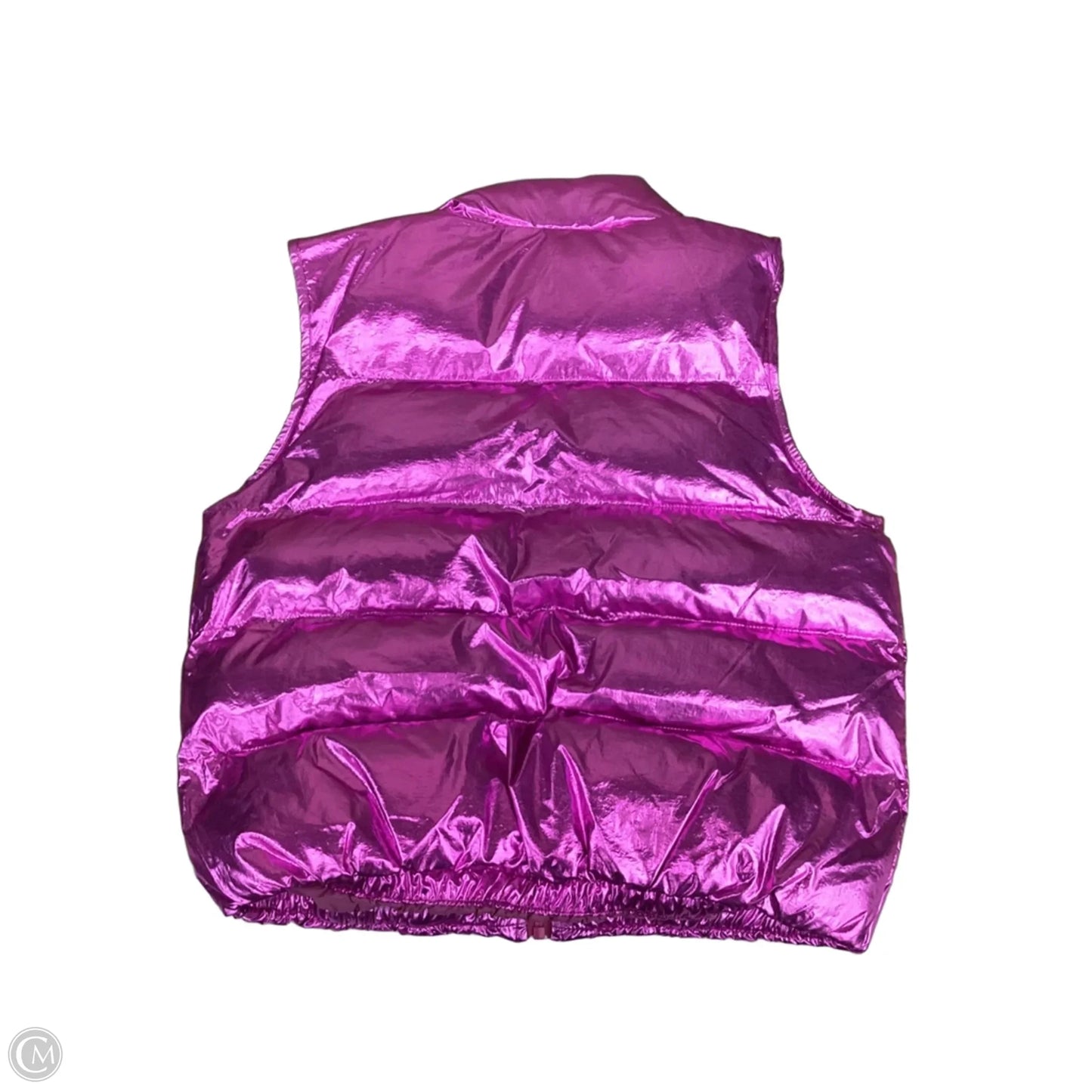 Vest Puffer & Quilted By Tcec In Pink, Size: M