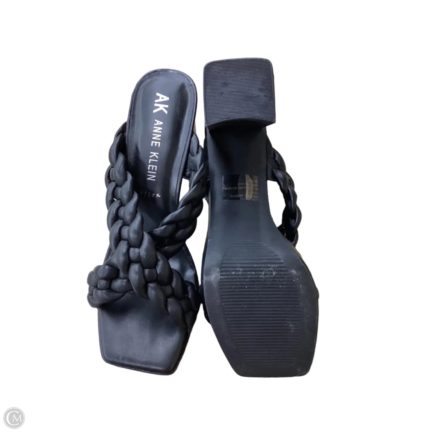 Sandals Heels Block By Anne Klein In Black, Size: 10.5