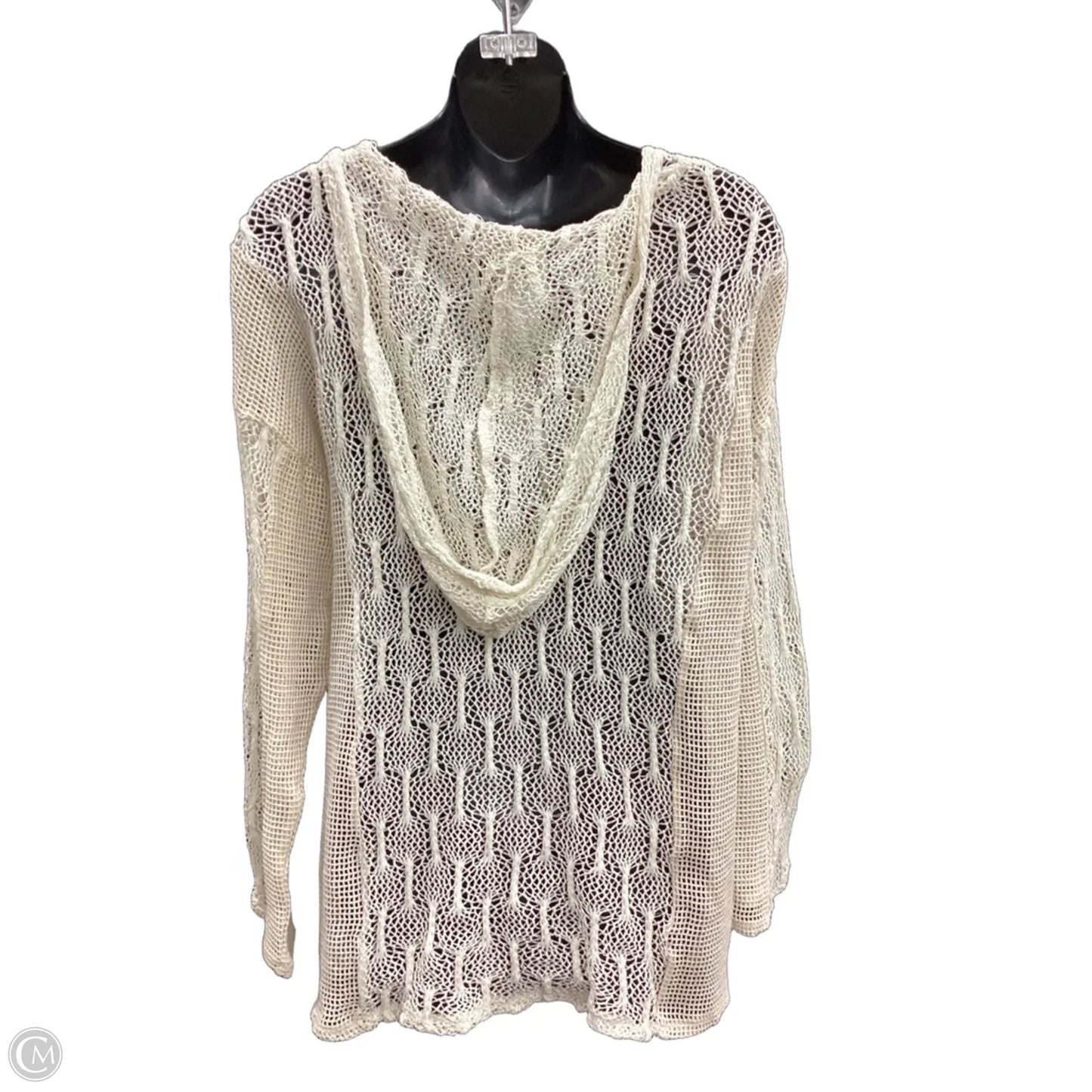 Top Long Sleeve By Bke In Cream, Size: M