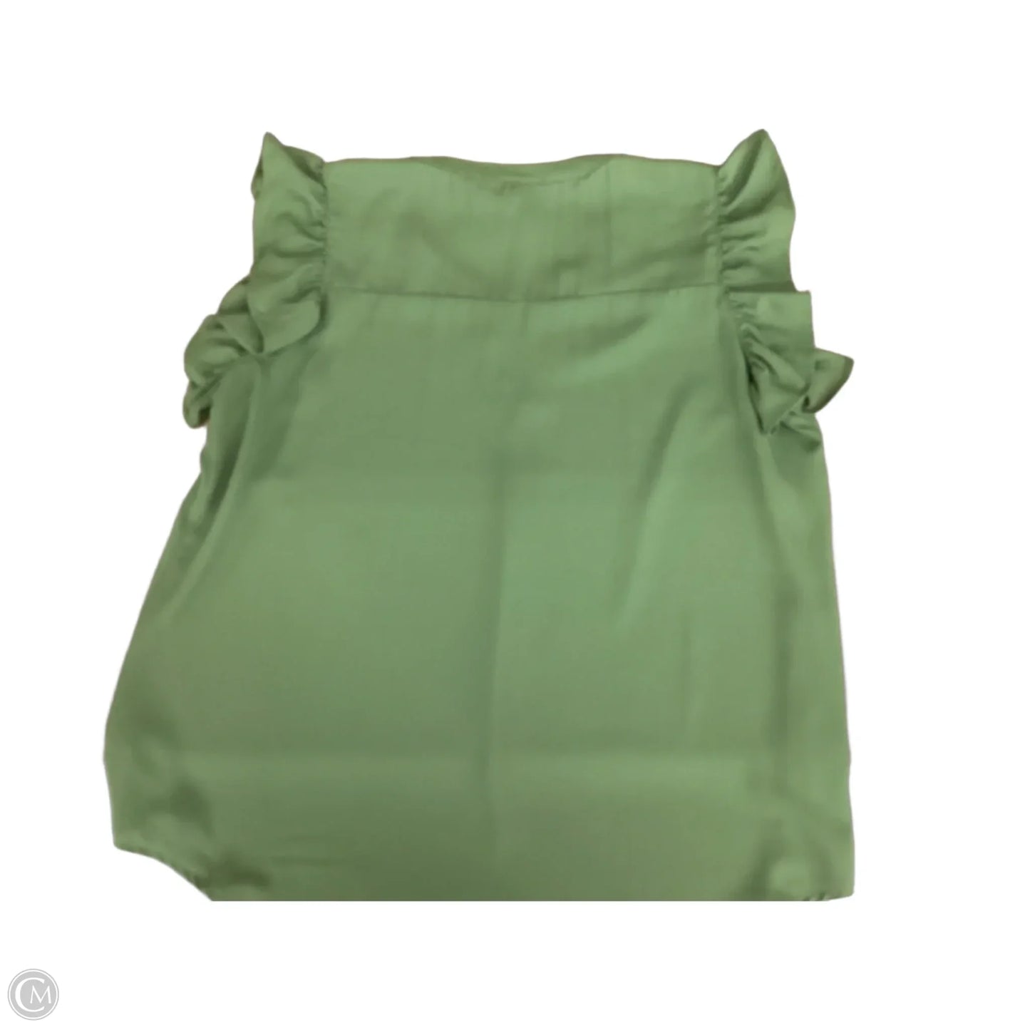 Top Sleeveless By Zenana In Green, Size: 2x