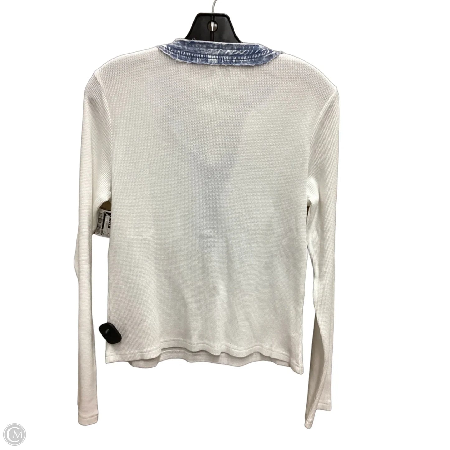 Top Long Sleeve By Mystree In White, Size: M